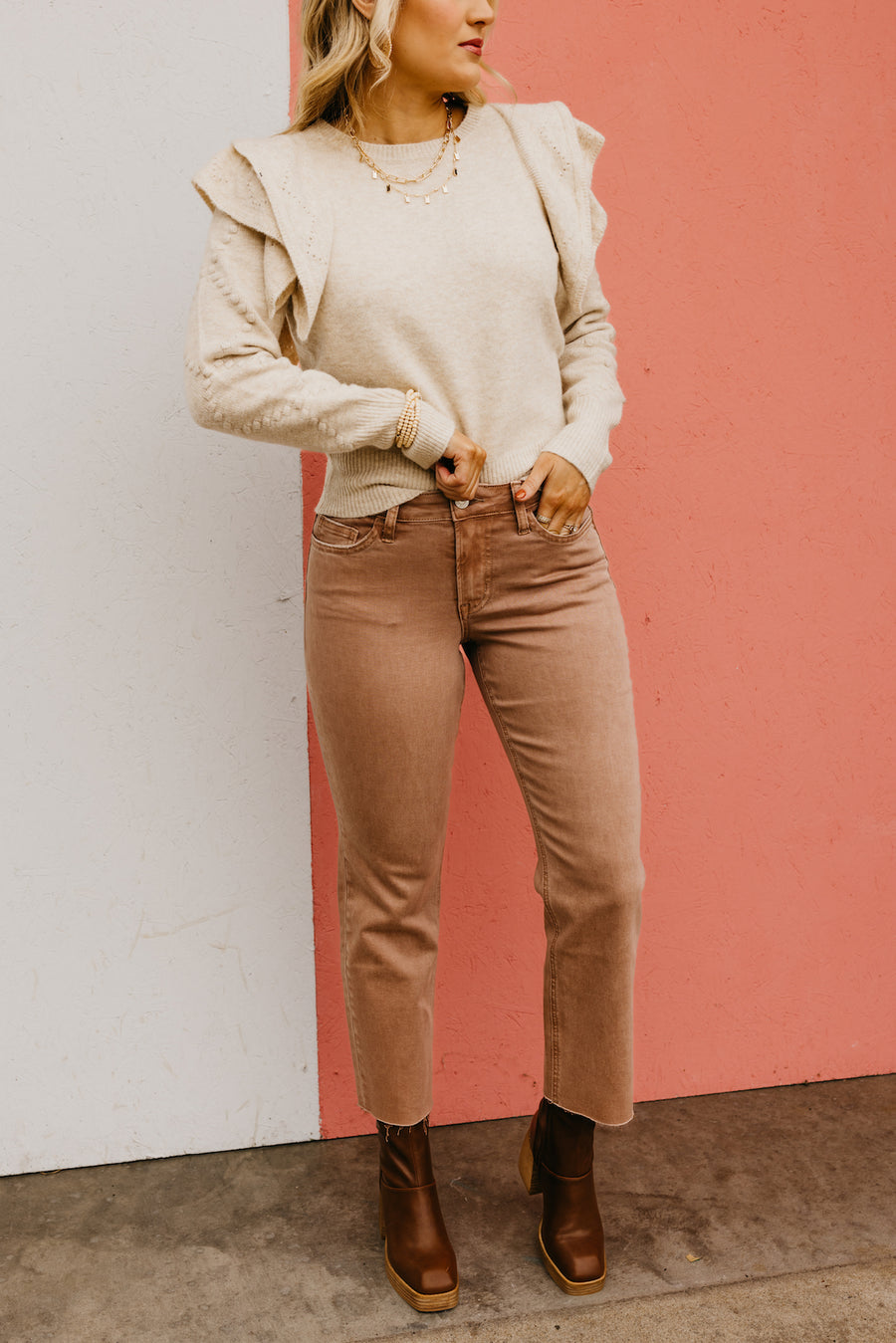 Vervet Denim | The Melissa Mid Rise Straight Jeans