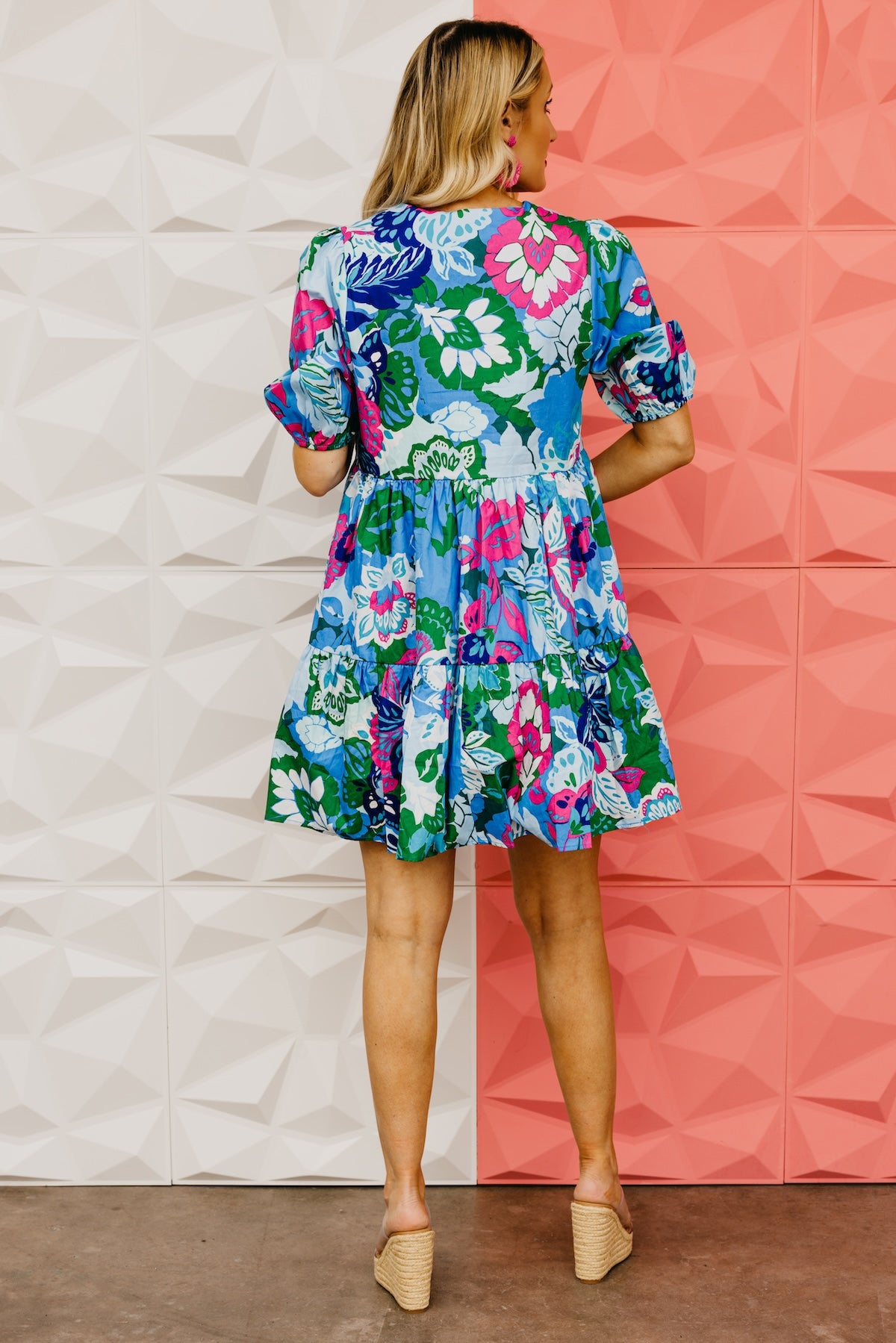 The Danika Floral Poplin Mini Dress