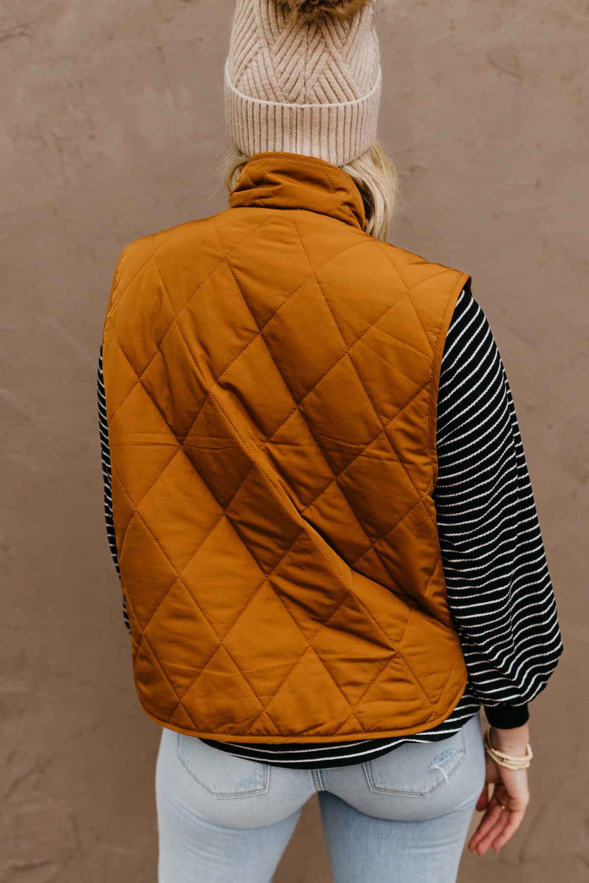 The Kaylin Quilted Puffer Vest  - FINAL SALE