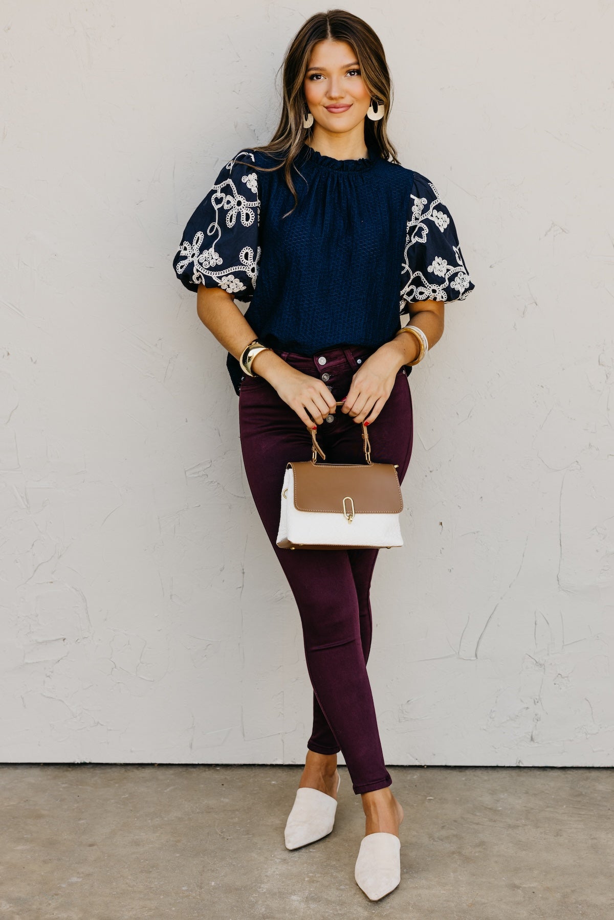 The Delia Embroidered Top