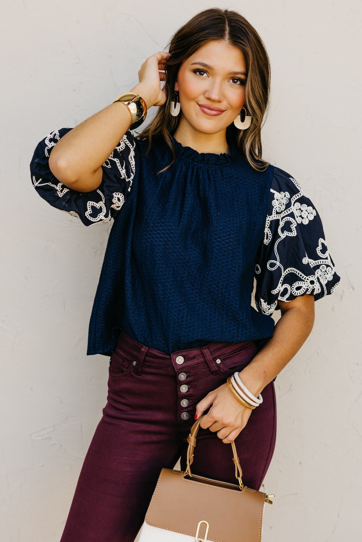 The Delia Embroidered Top