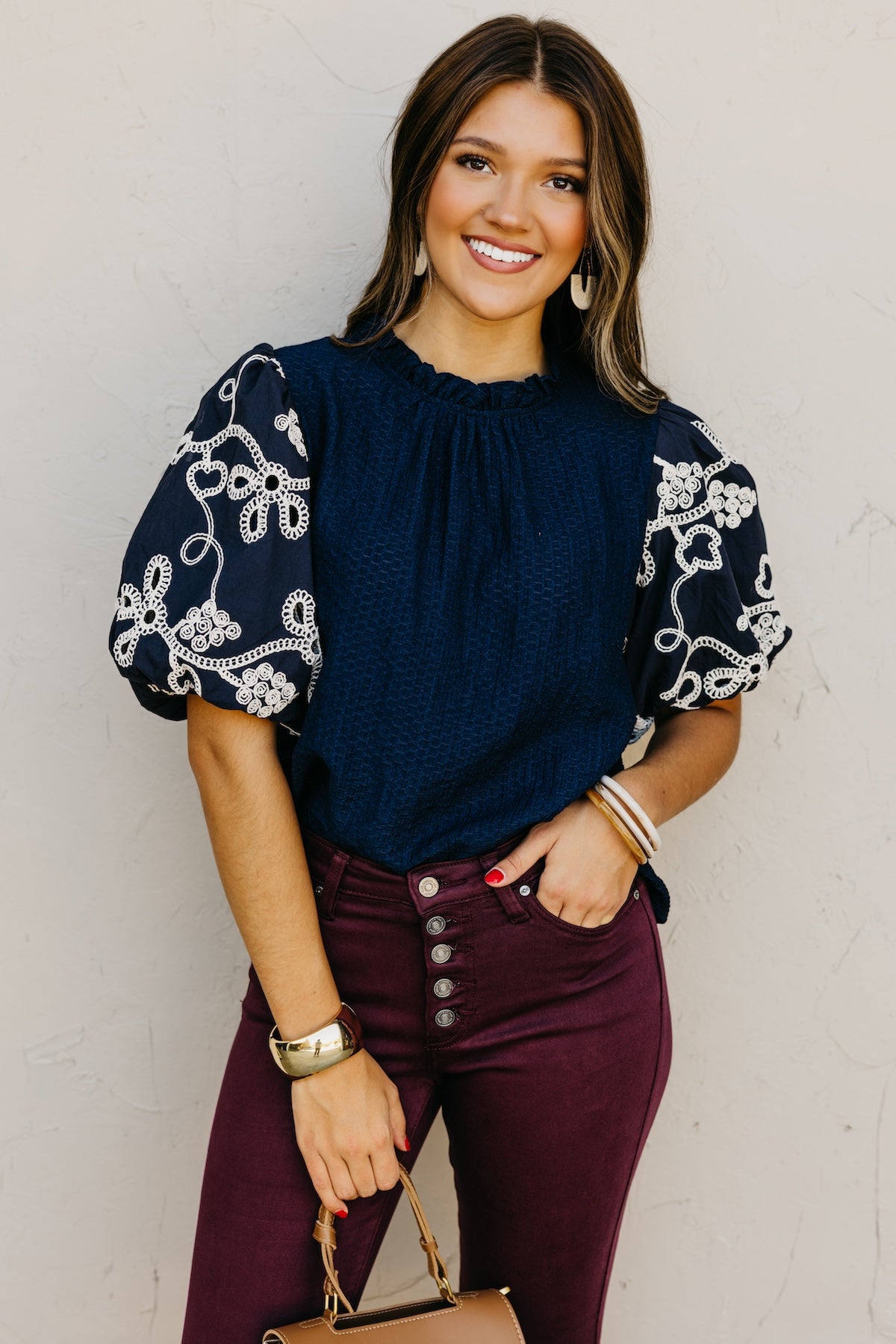 The Delia Embroidered Top