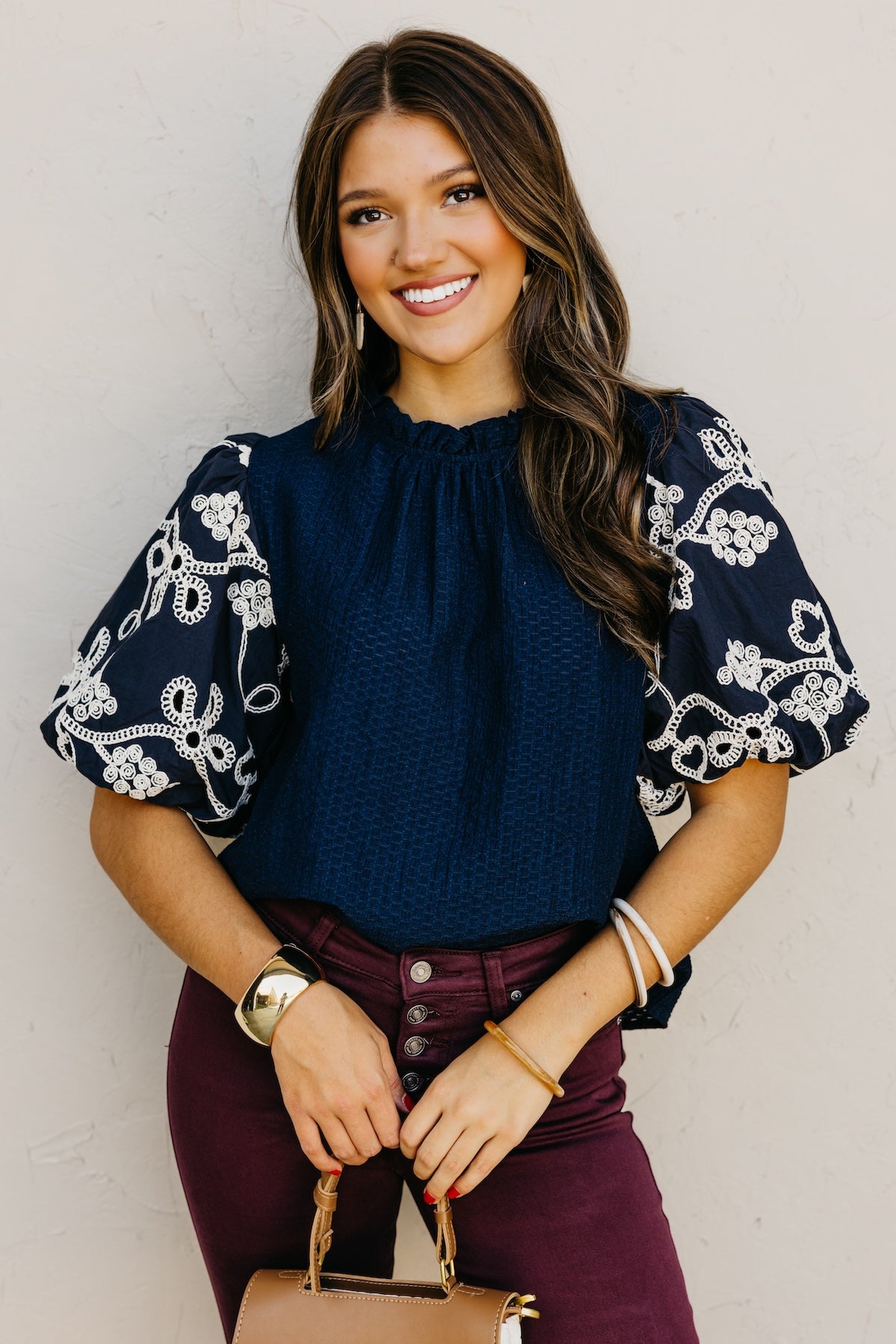 The Delia Embroidered Top