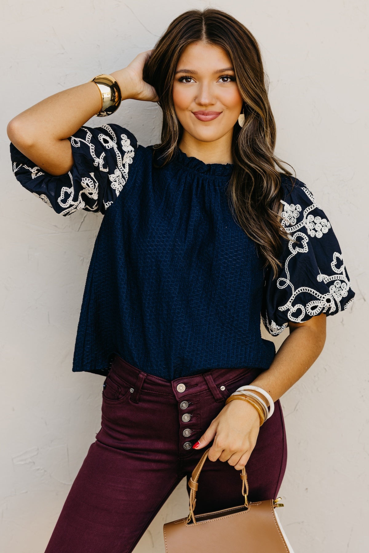 The Delia Embroidered Top