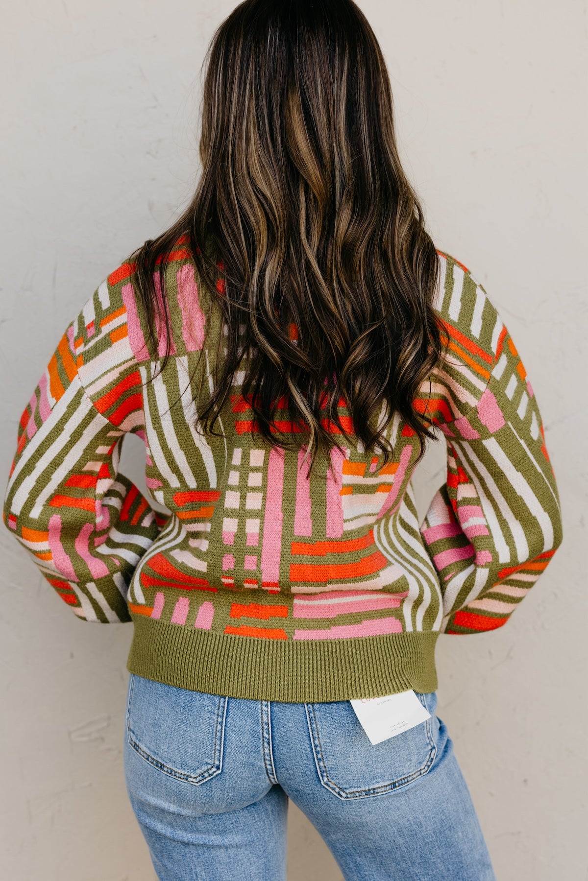 The Janice Abstract Knit Sweater