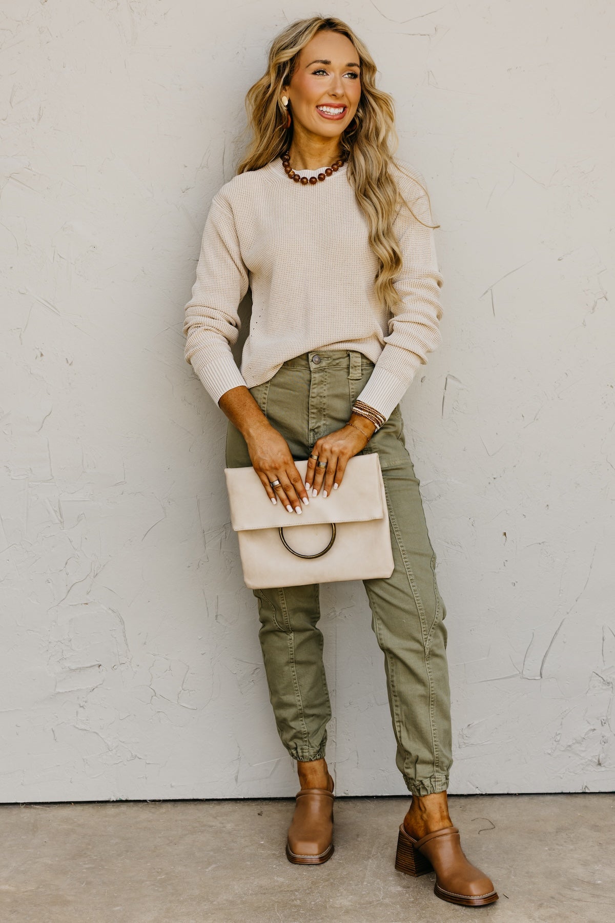 The Crosby Chunky Waffle Knit Sweater