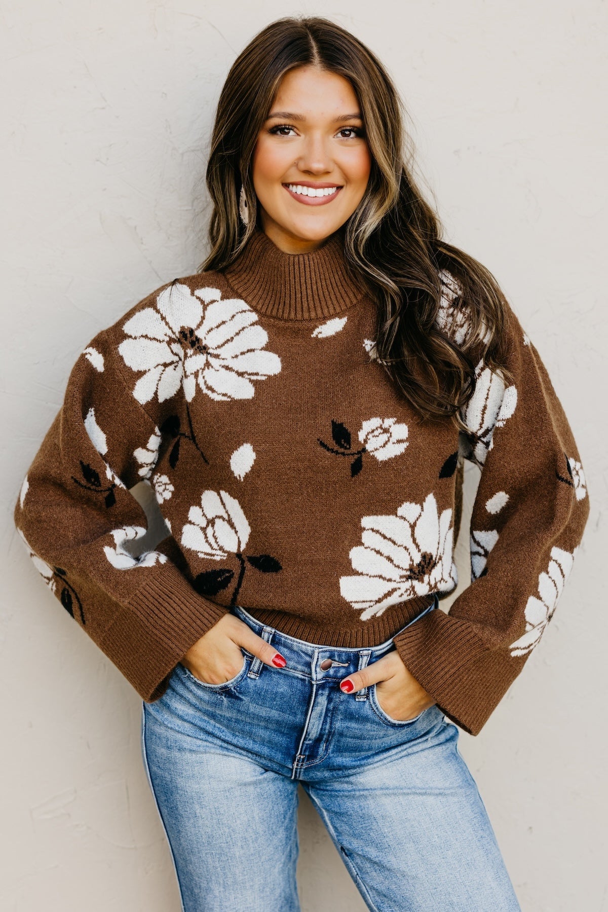 The Sandra Floral Sweater
