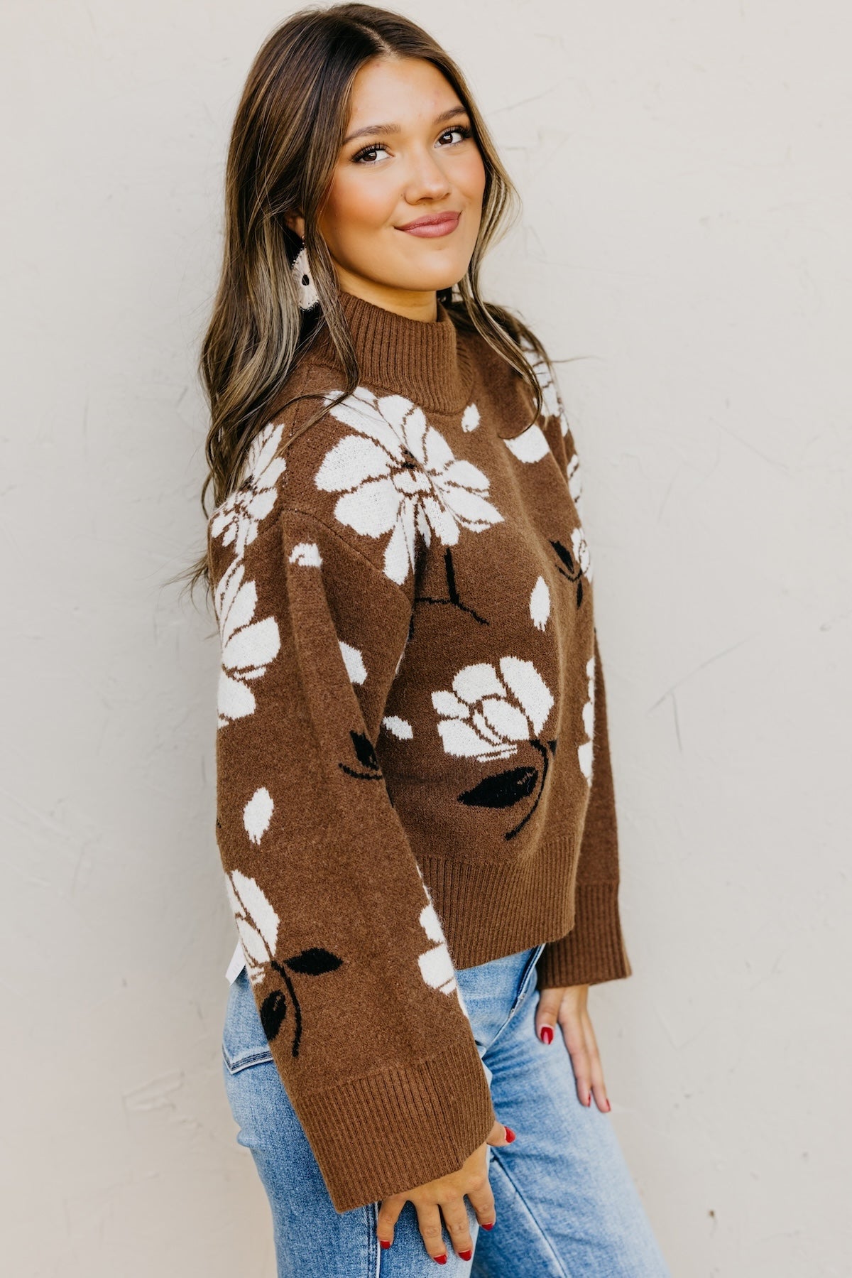 The Sandra Floral Sweater