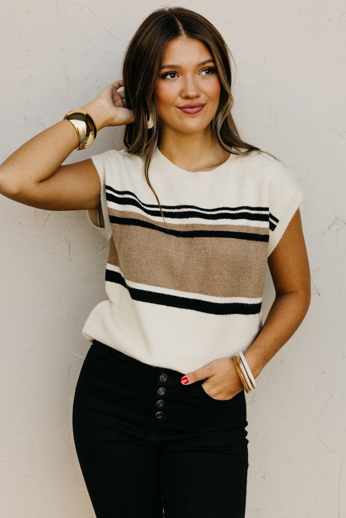 The Ava Striped Sweater
