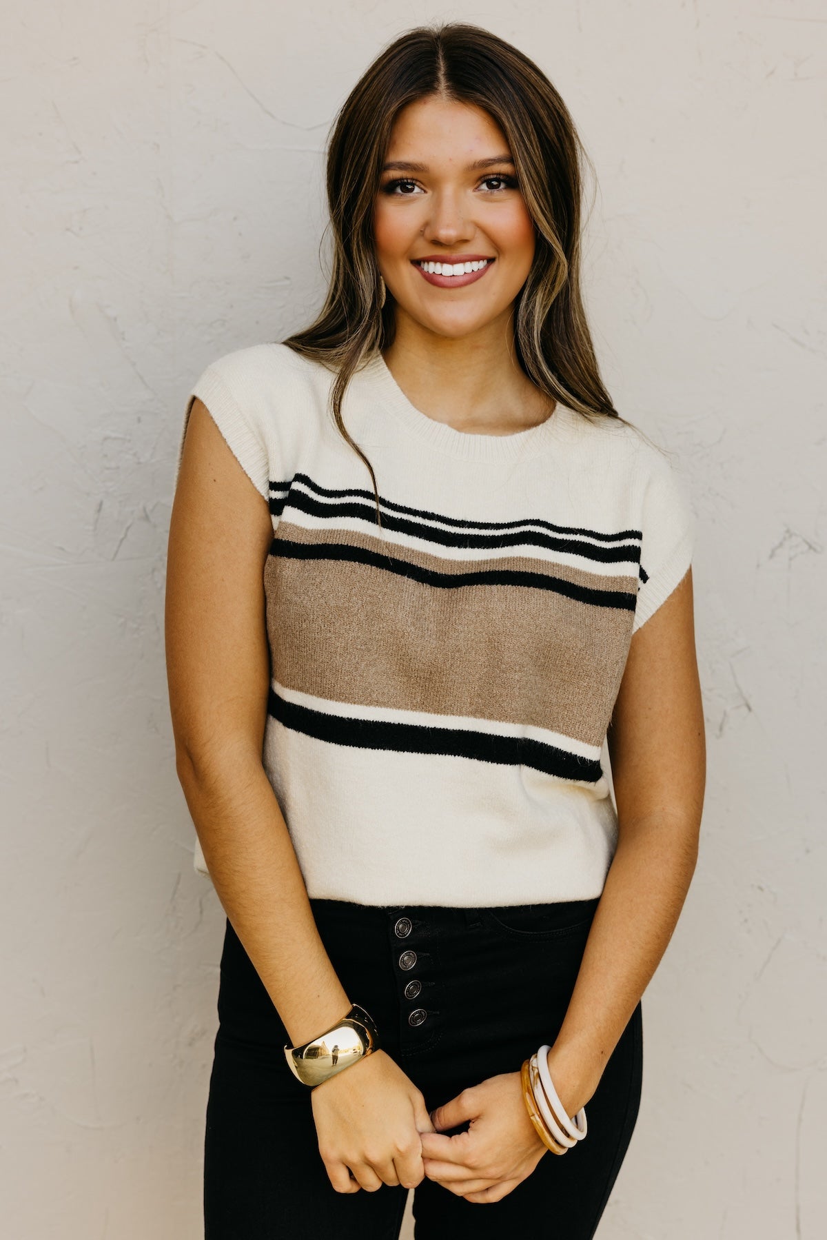 The Ava Striped Sweater