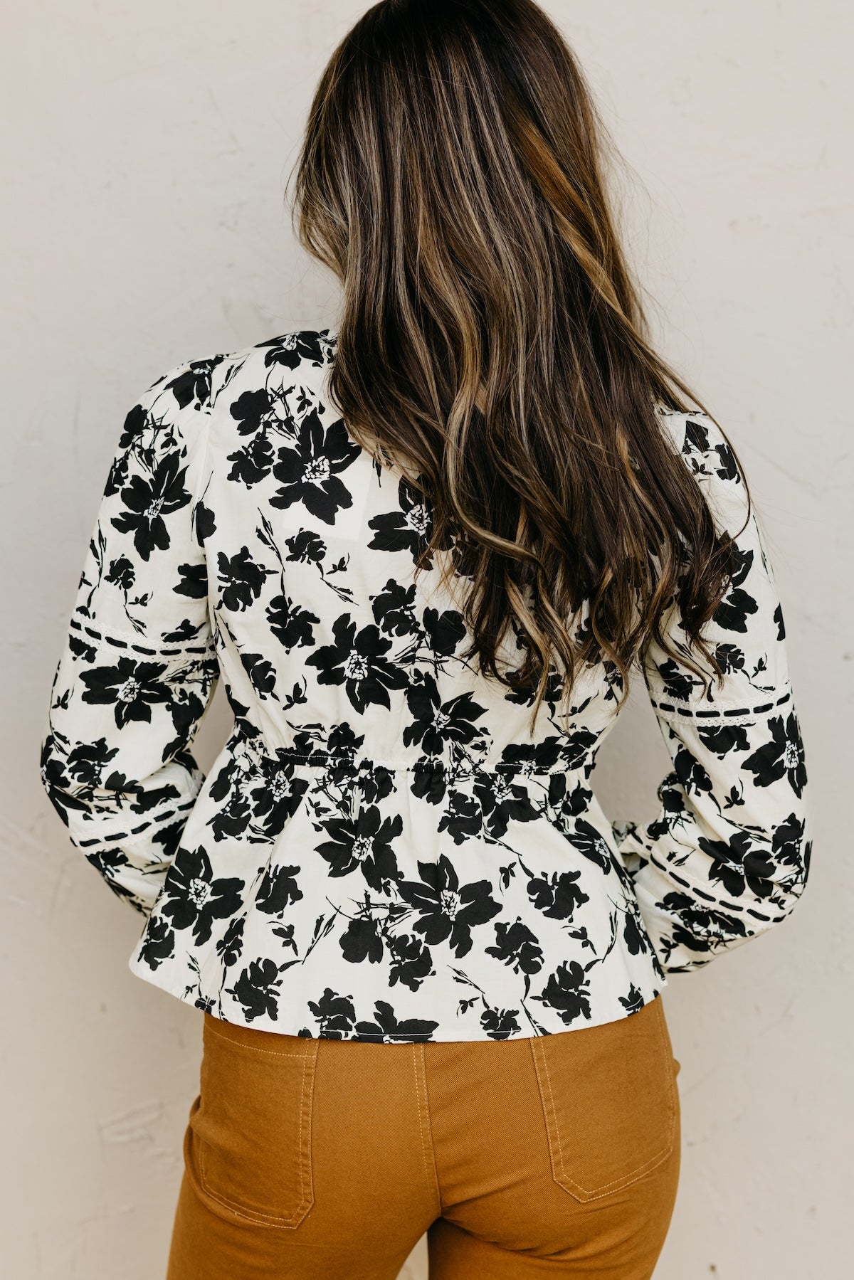 The Sanders Floral Woven Top