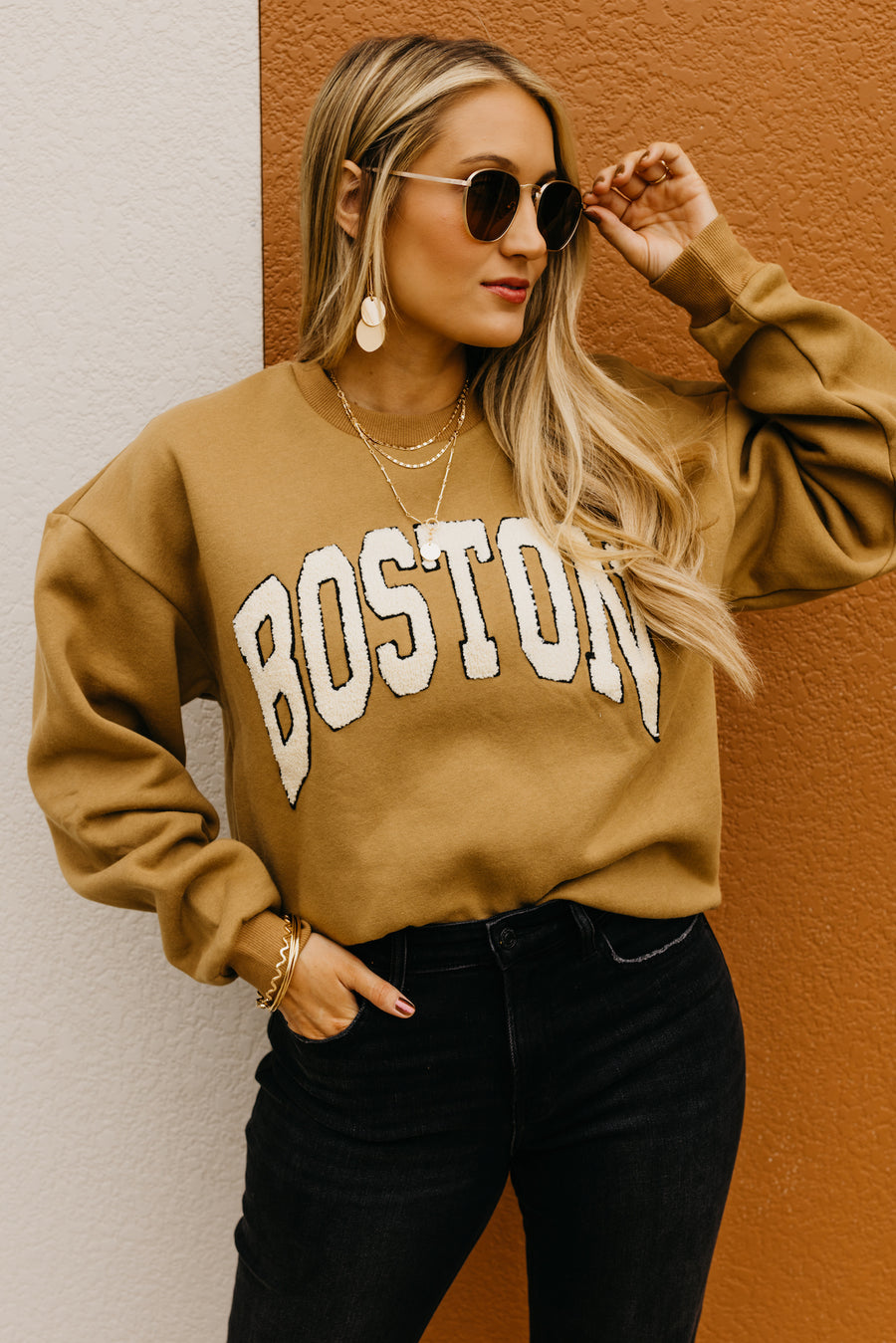 The Boston Patch Sweatshirt  - FINAL SALE
