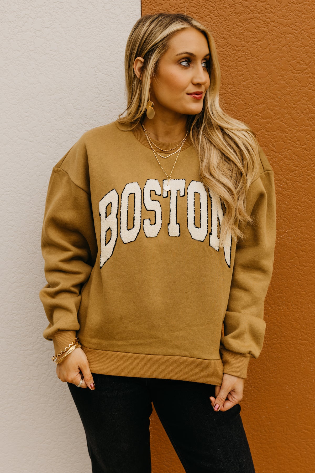 The Boston Patch Sweatshirt  - FINAL SALE