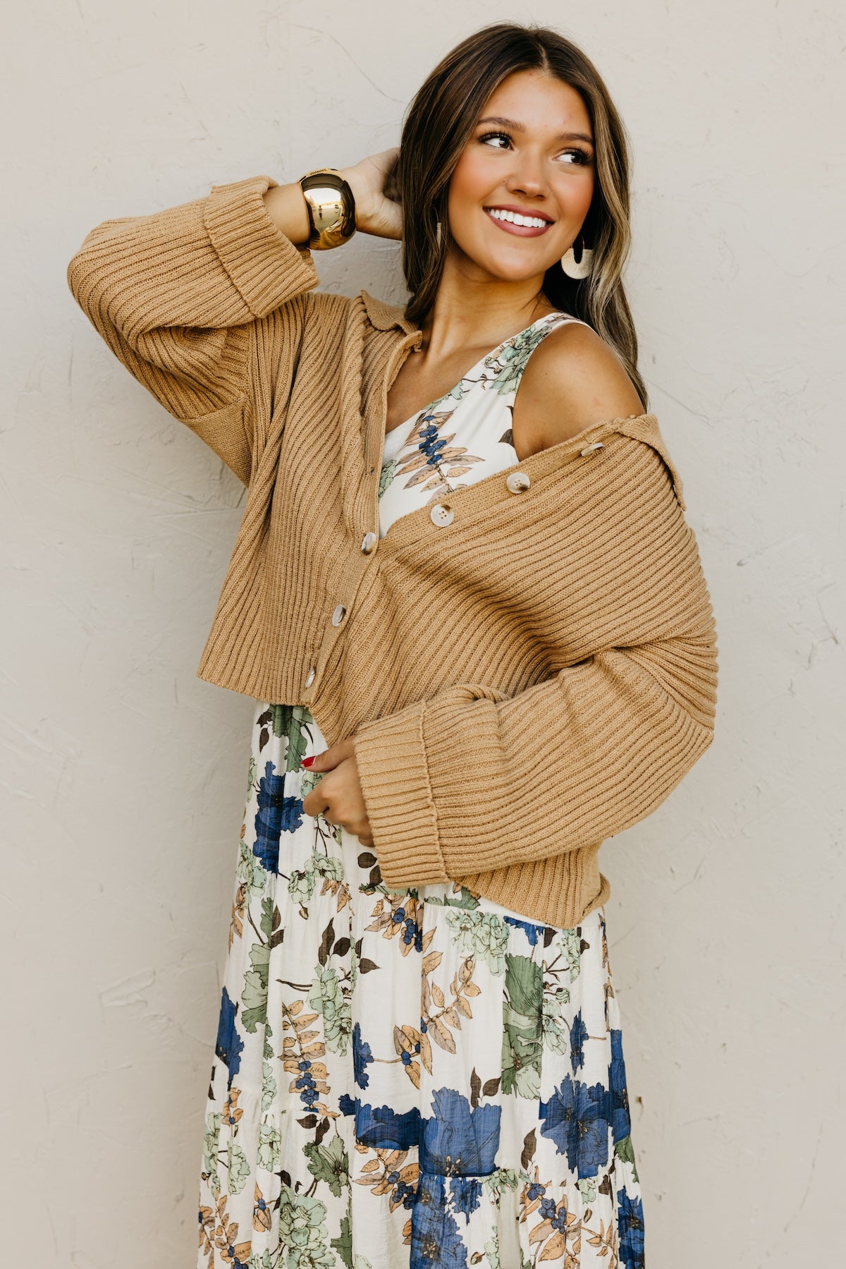 The Darcey Collared Button Down Sweater