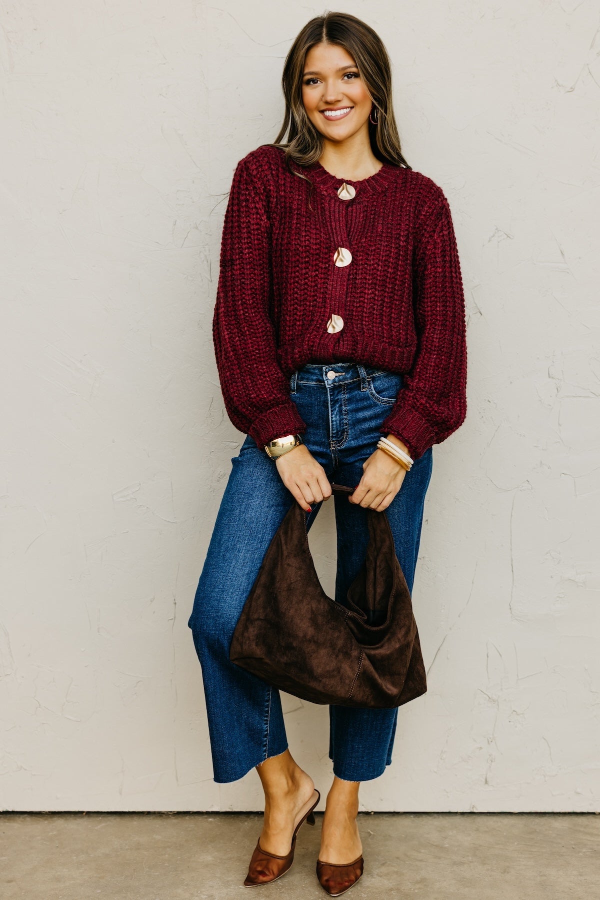 The Norma Chunky Knit Sweater Cardigan