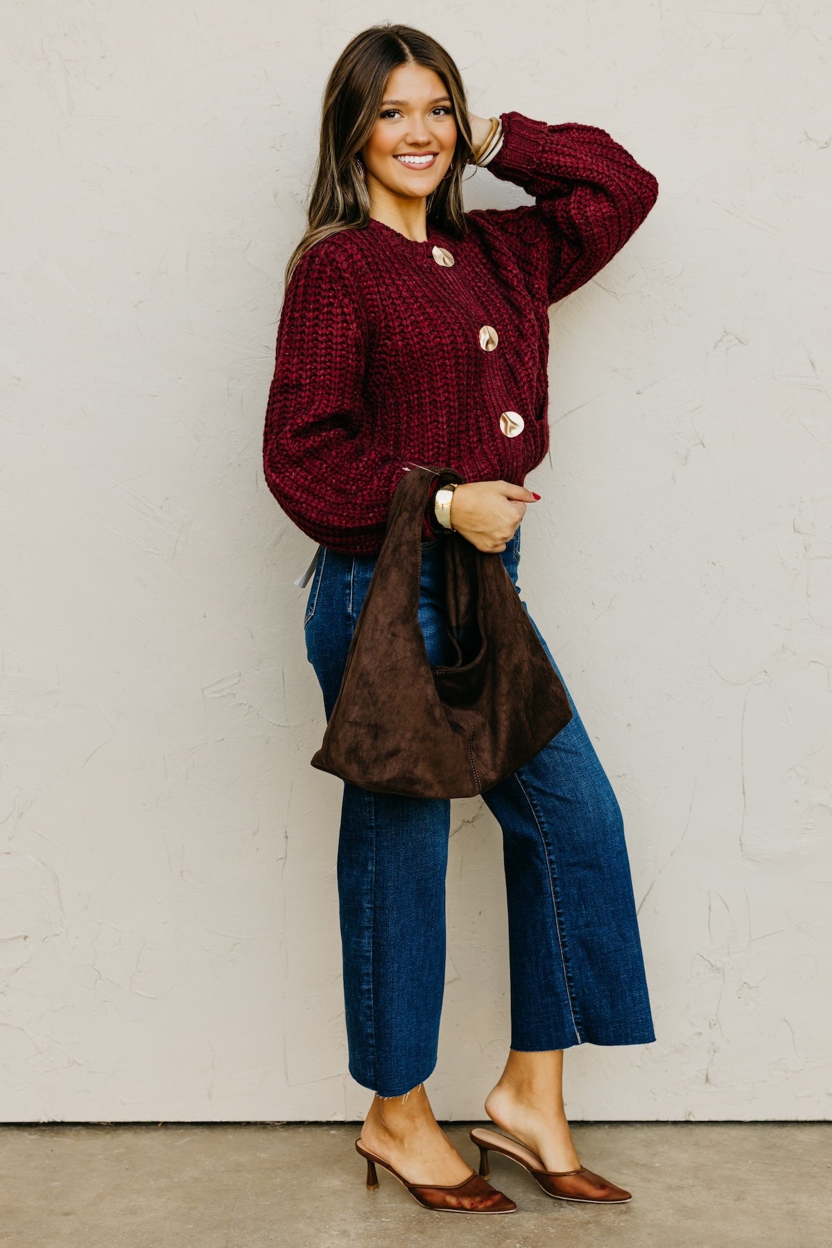 The Norma Chunky Knit Sweater Cardigan