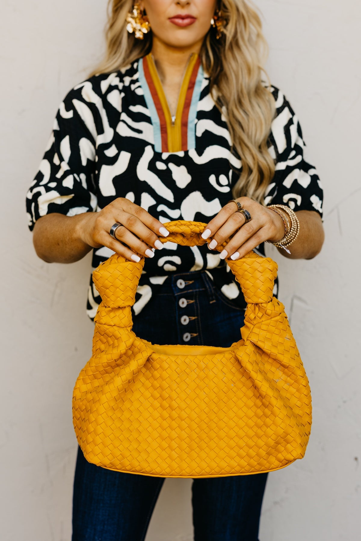 The Magdaline Woven Handbag