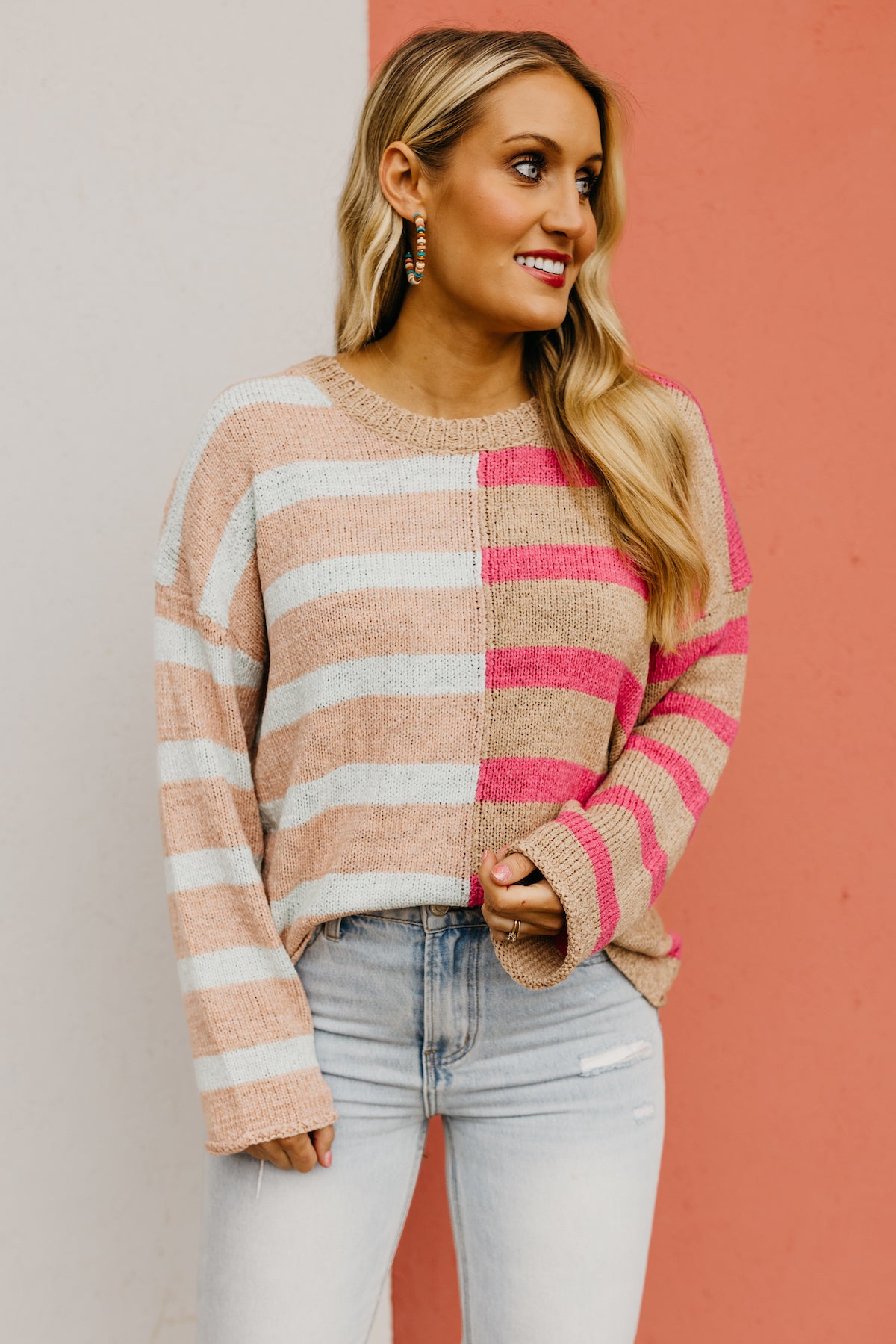 Wishlist | The Alessandra Striped Color Block Sweater