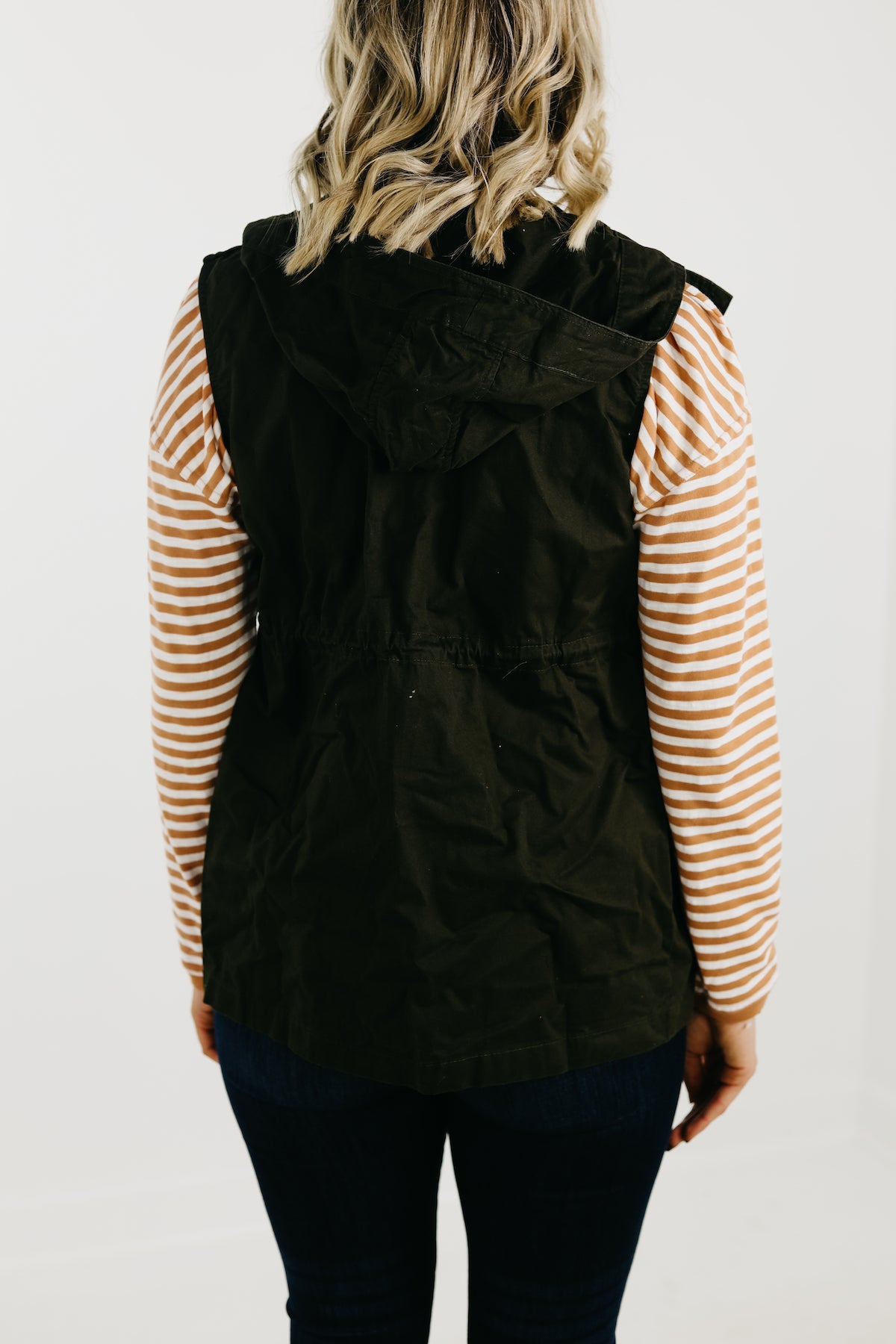 The April Sleeveless Utility Jacket