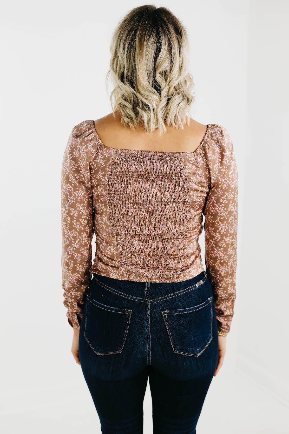 The Carlin Floral Ruched Blouse - FINAL SALE