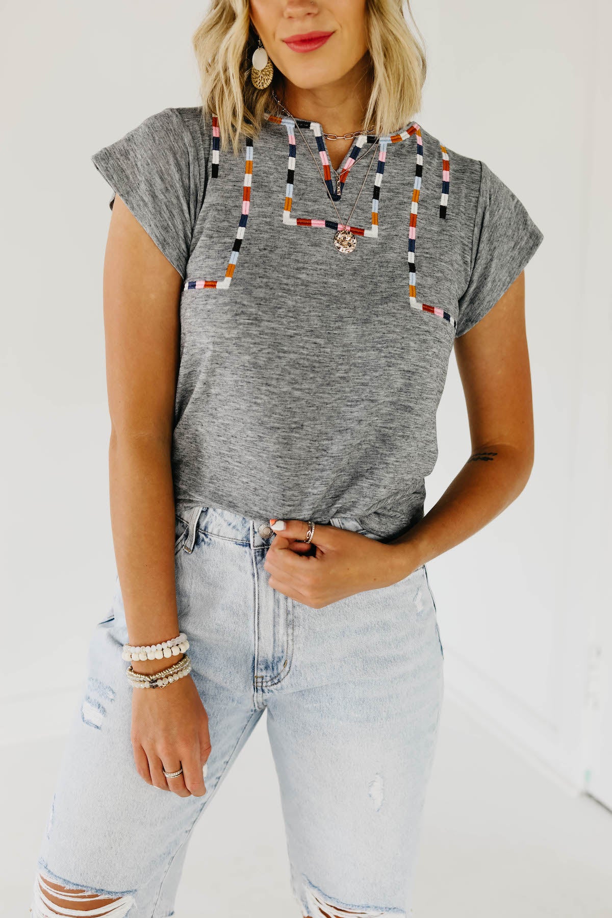 The Misha Embroidered Top