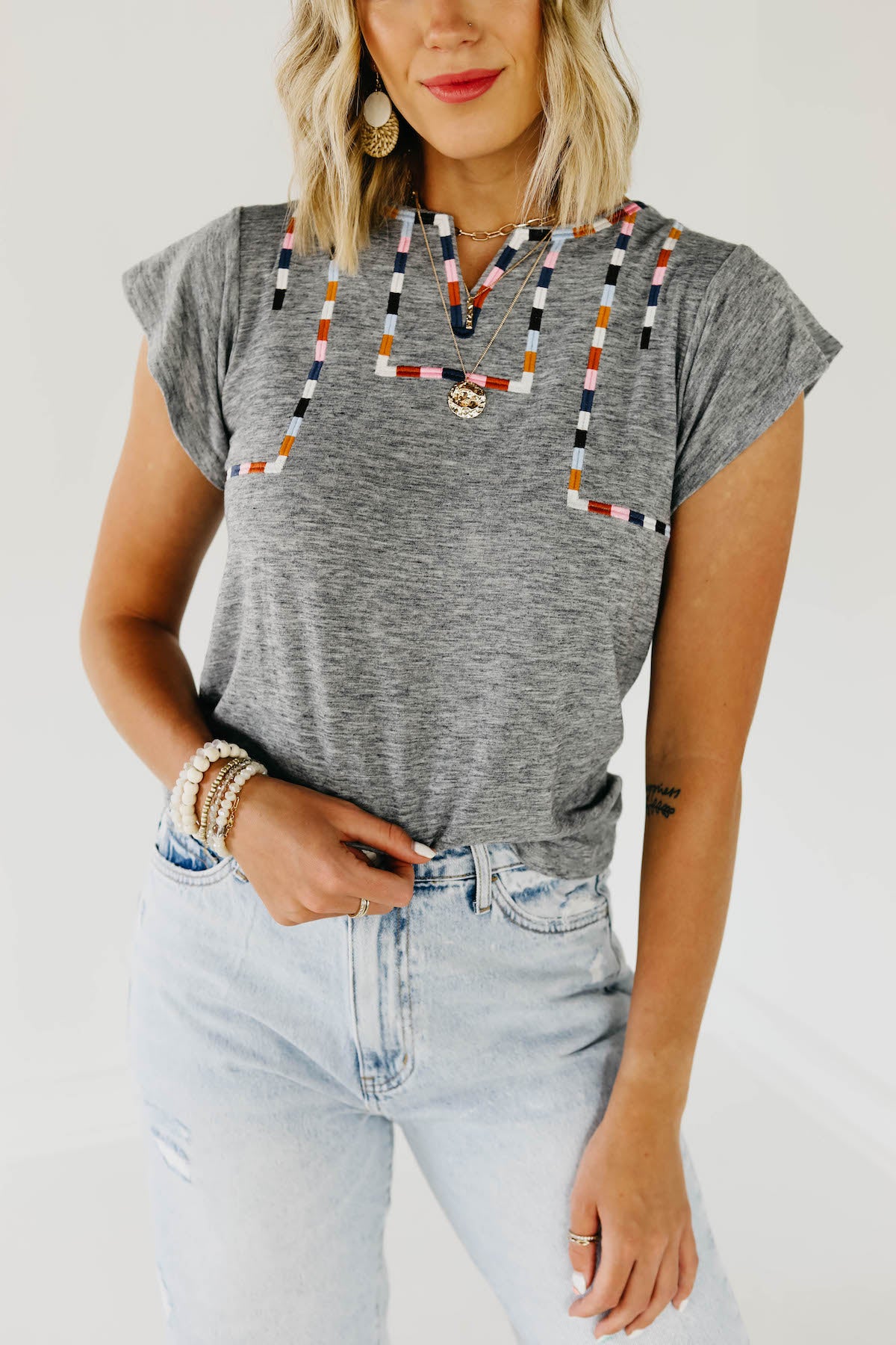 The Misha Embroidered Top