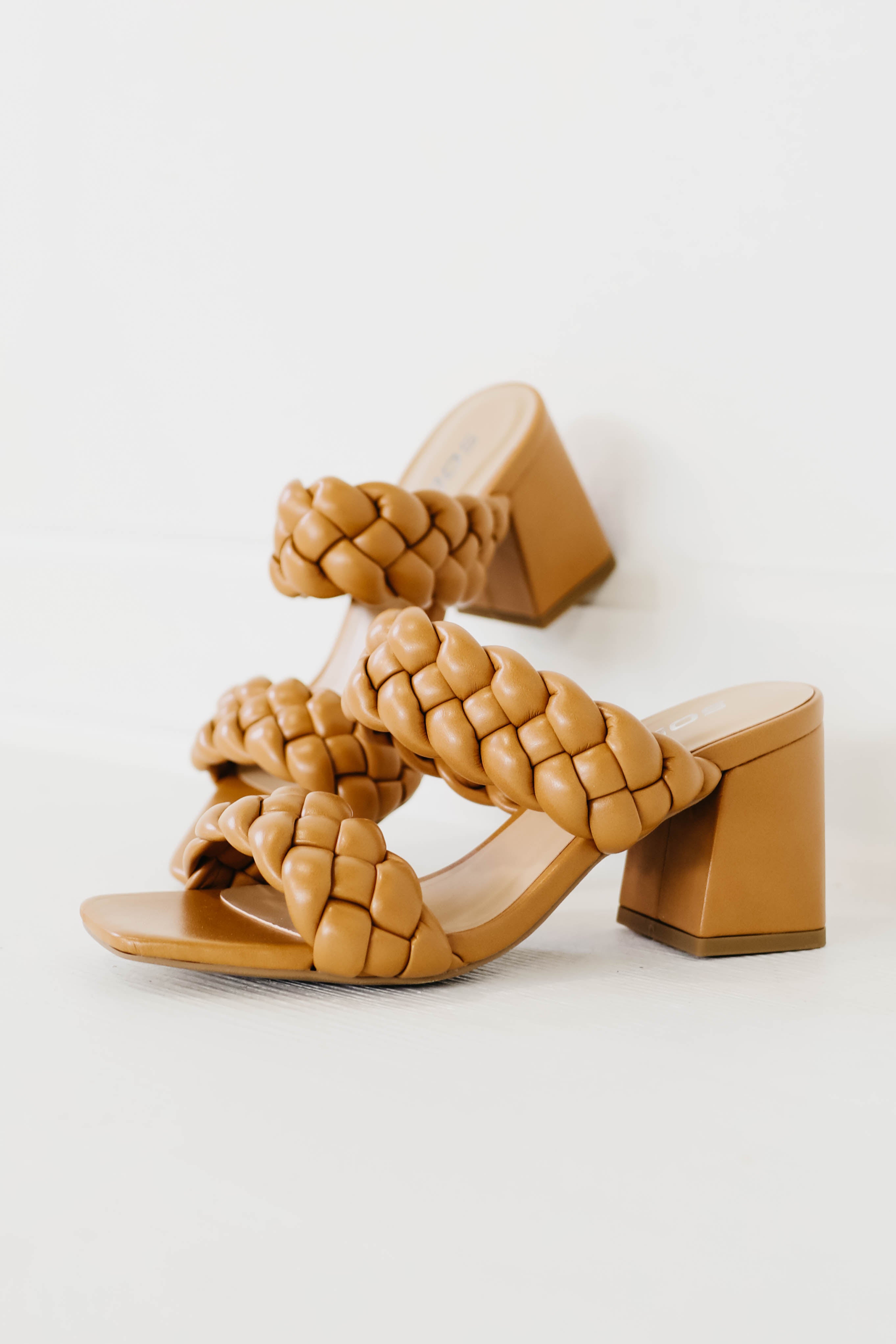 The Mostly Braided Block Heel Sandal MOD Boutique