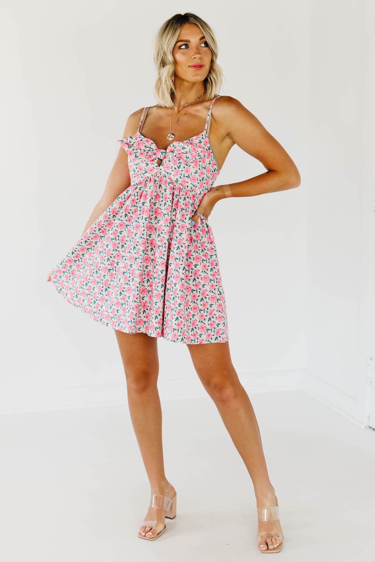 The Kendra Floral Babydoll Dress