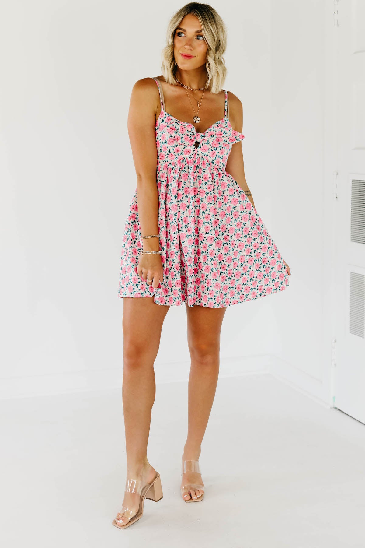 The Kendra Floral Babydoll Dress