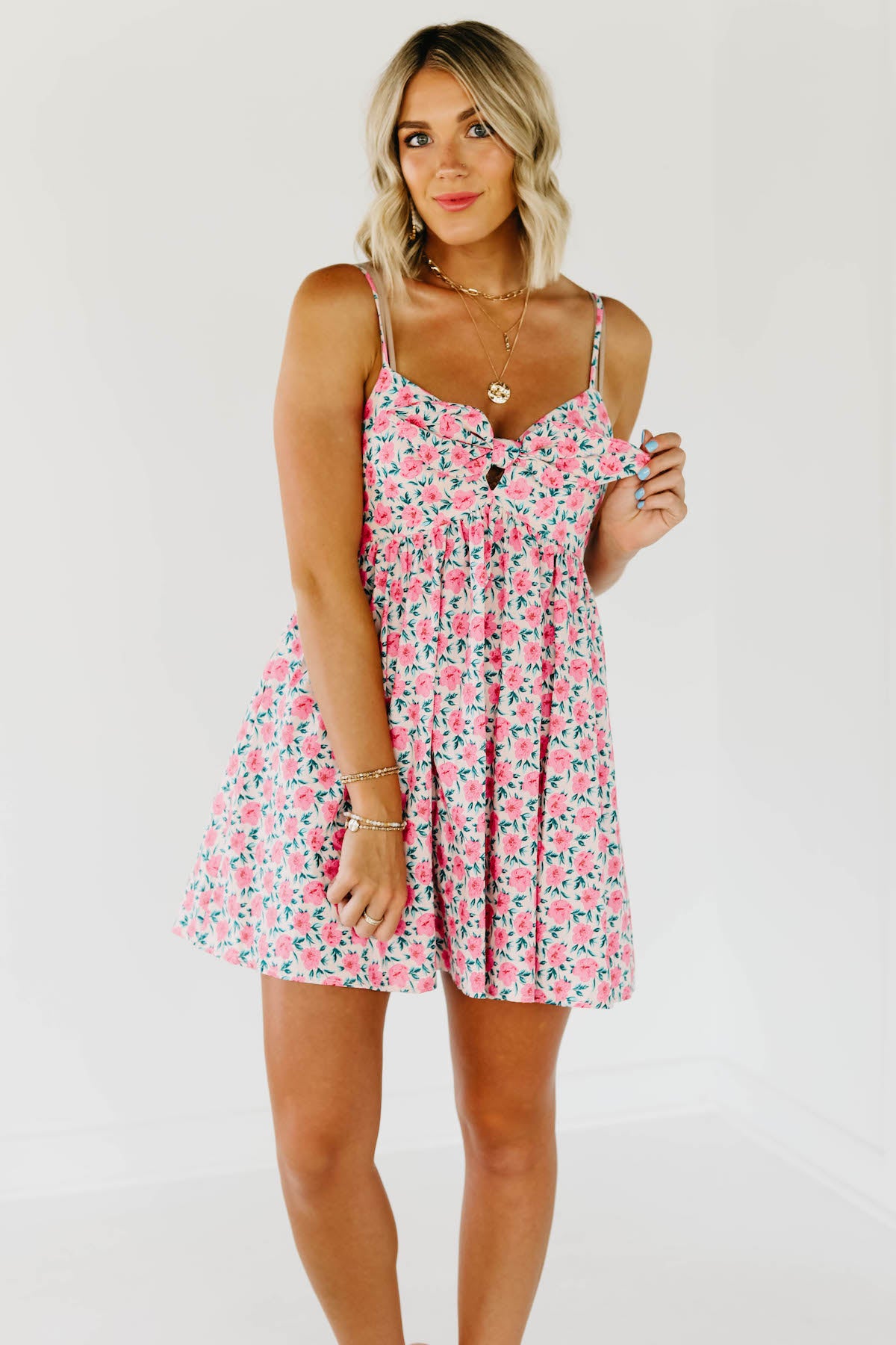 The Kendra Floral Babydoll Dress