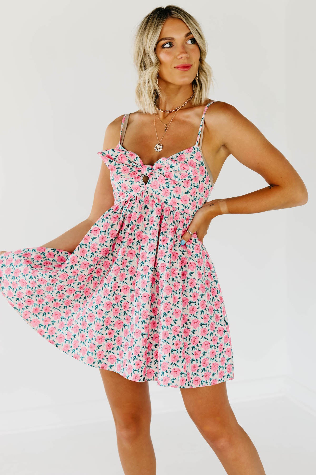 The Kendra Floral Babydoll Dress