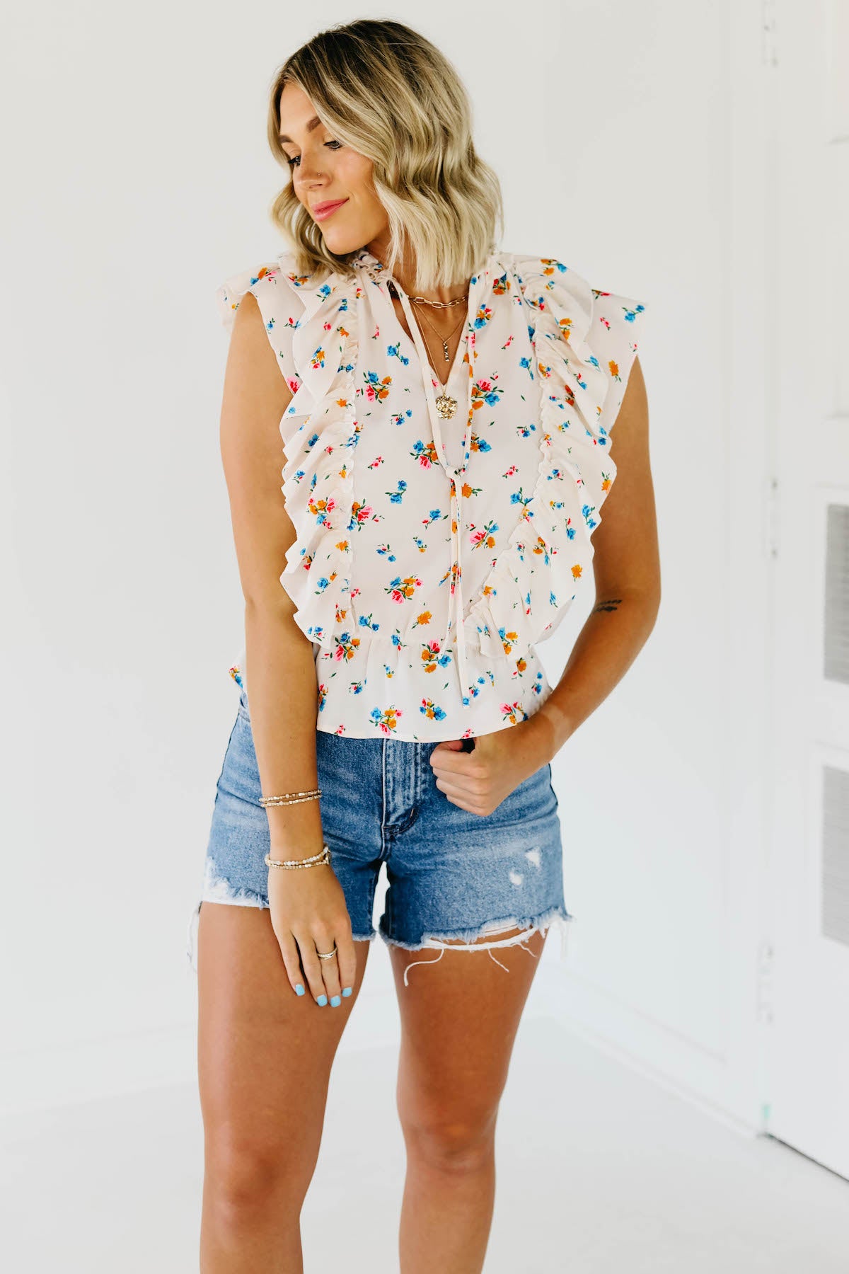 The Katrina Ruffled Blouse