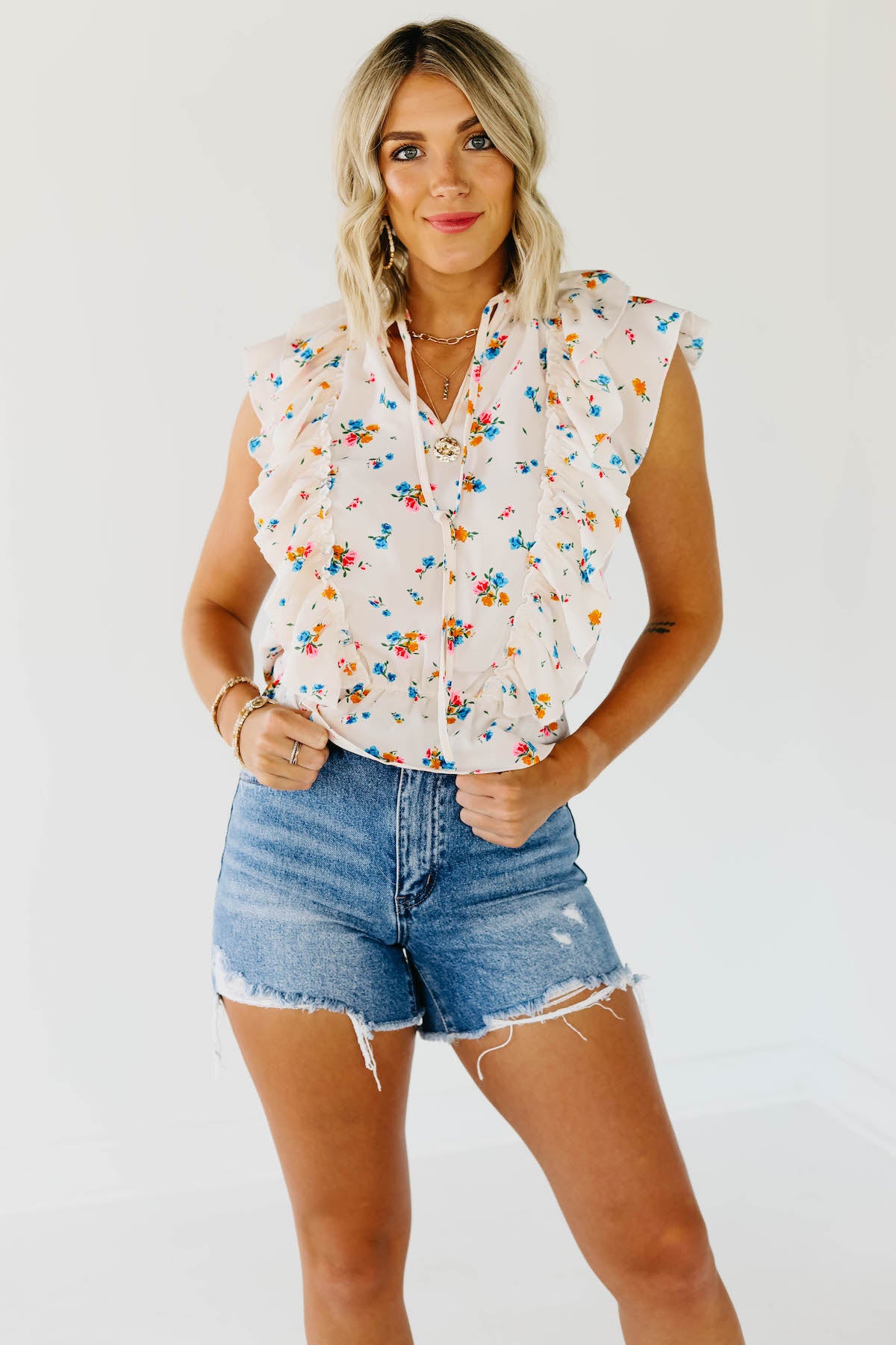 The Katrina Ruffled Blouse