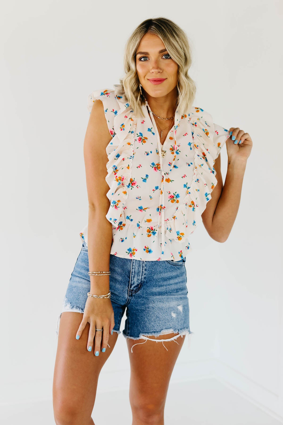 The Katrina Ruffled Blouse