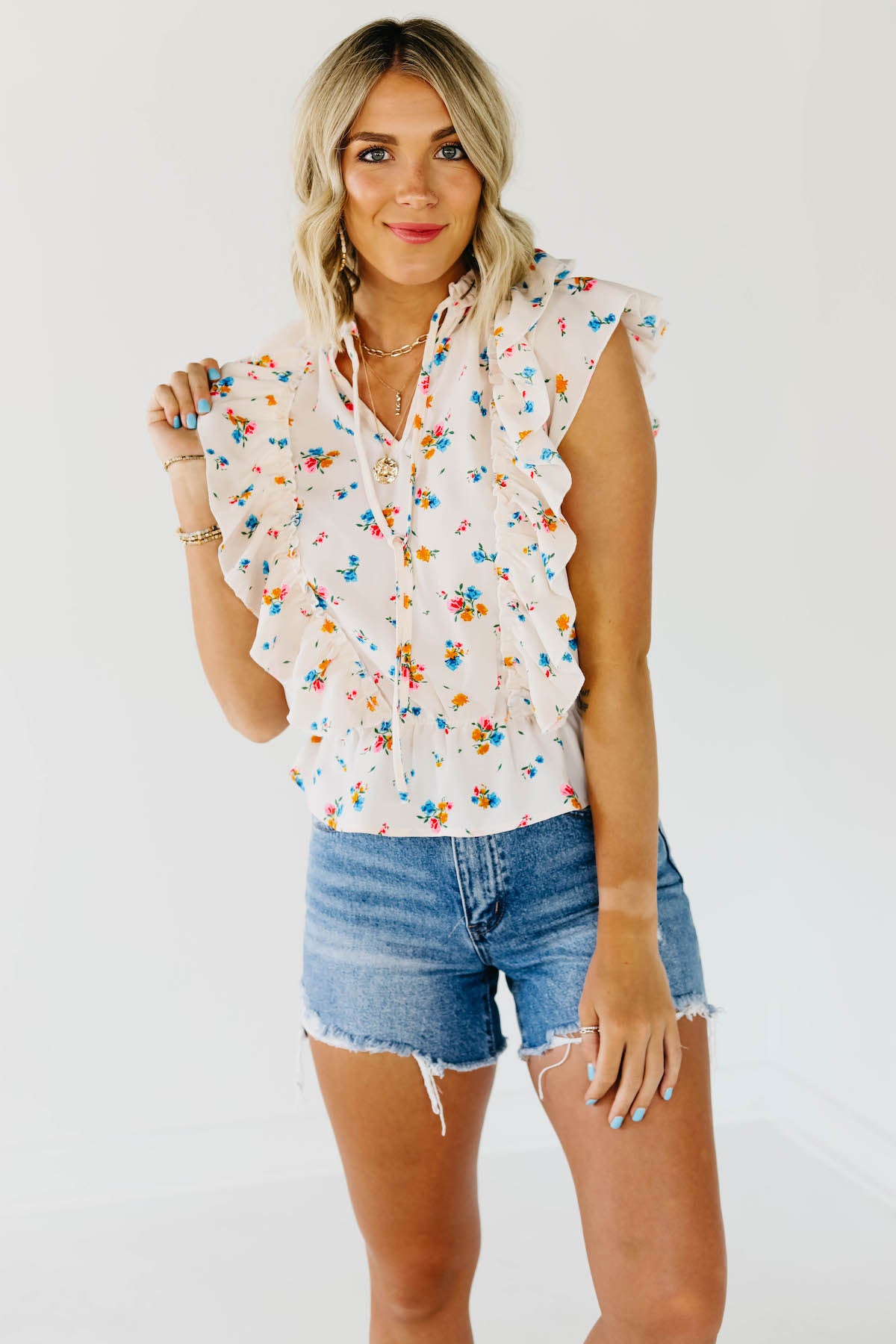 The Katrina Ruffled Blouse