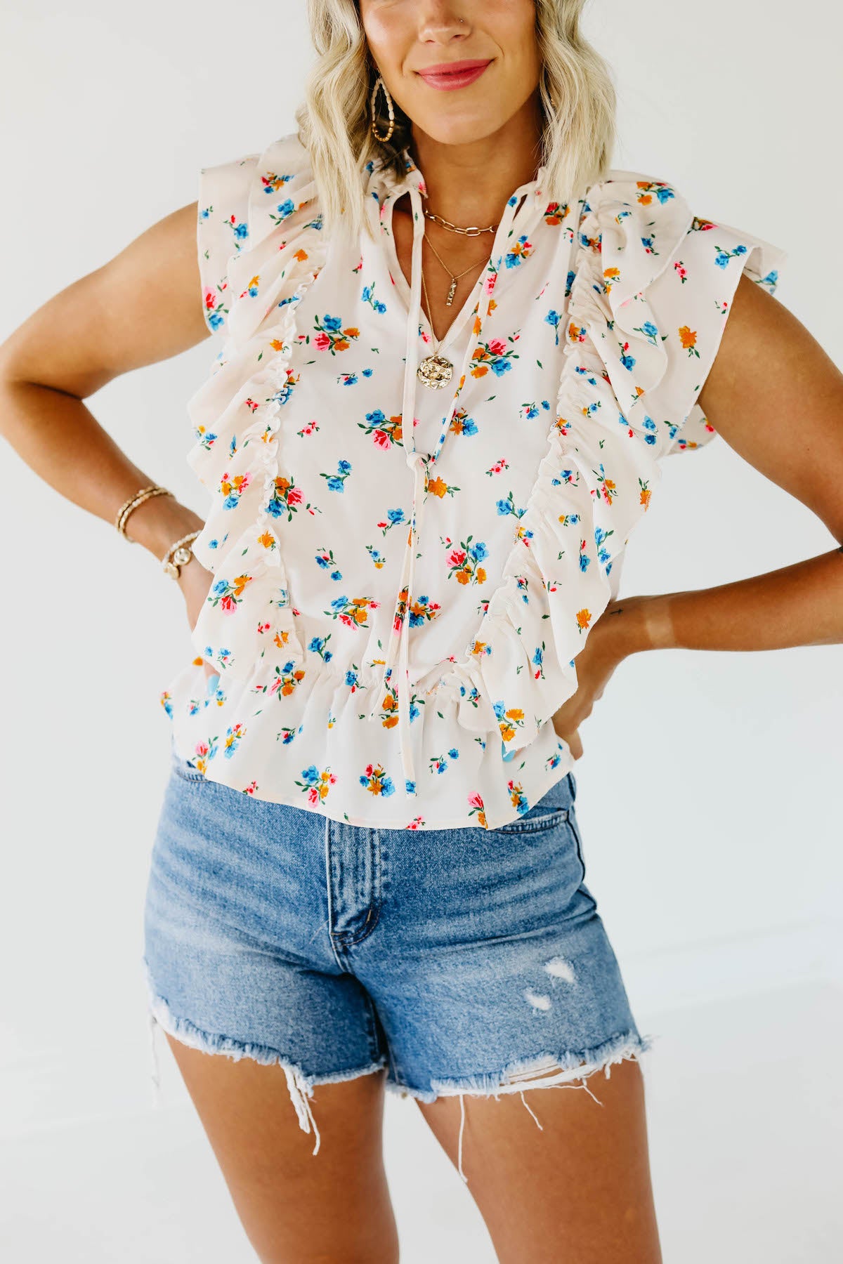 The Katrina Ruffled Blouse