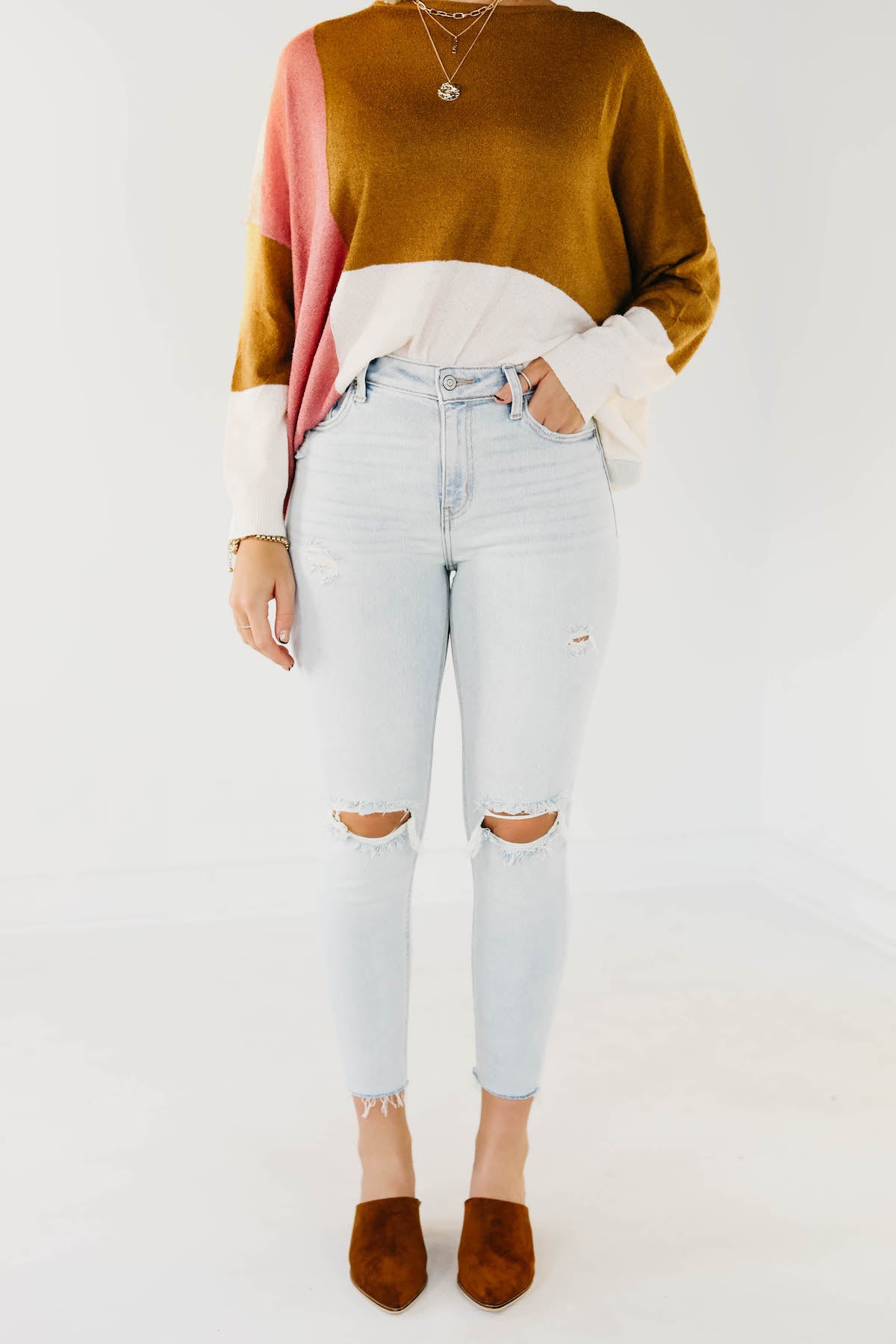 Eunina | The Clara High Rise Skinny Crop