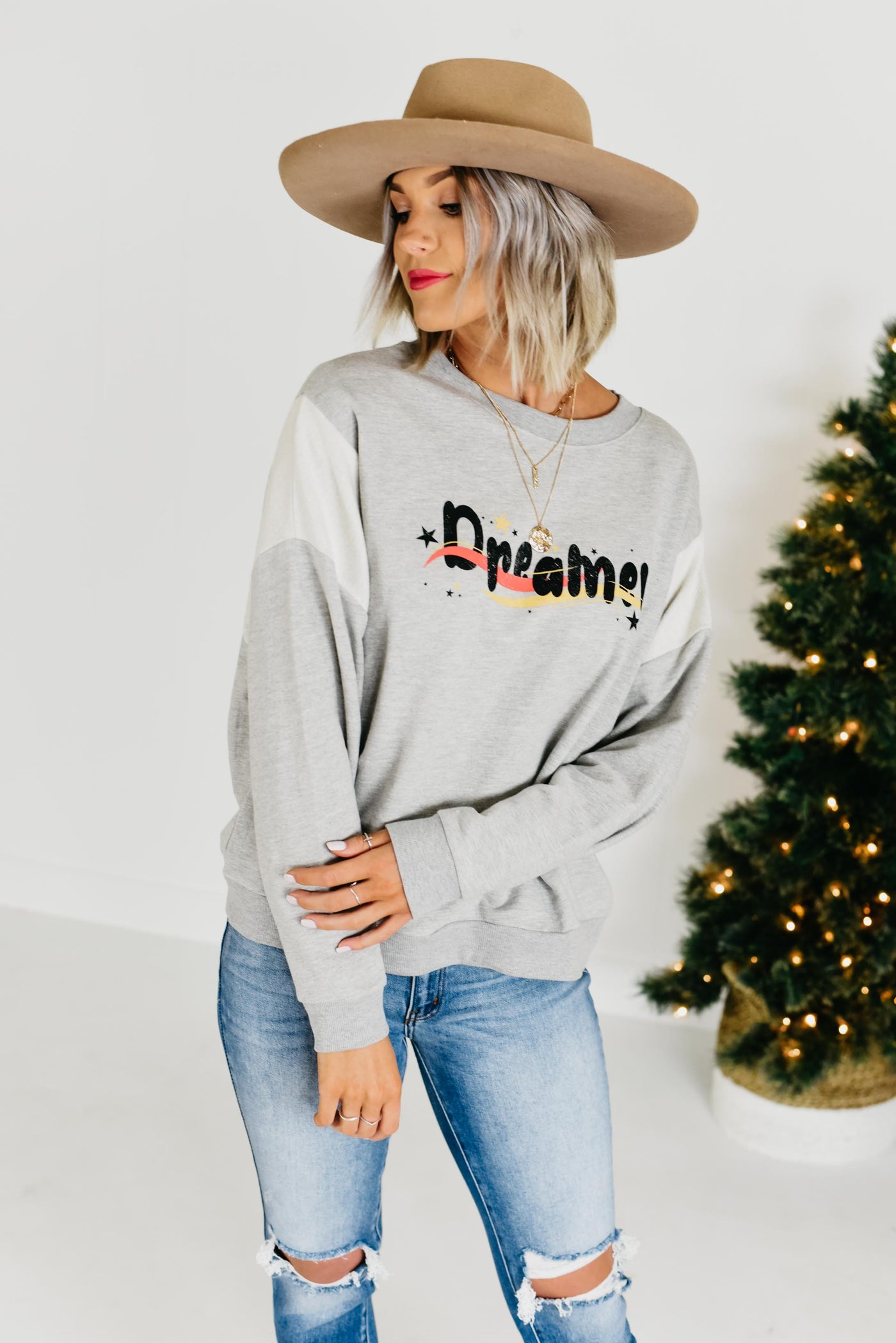 The Dreamer Sweatshirt - Heather Grey