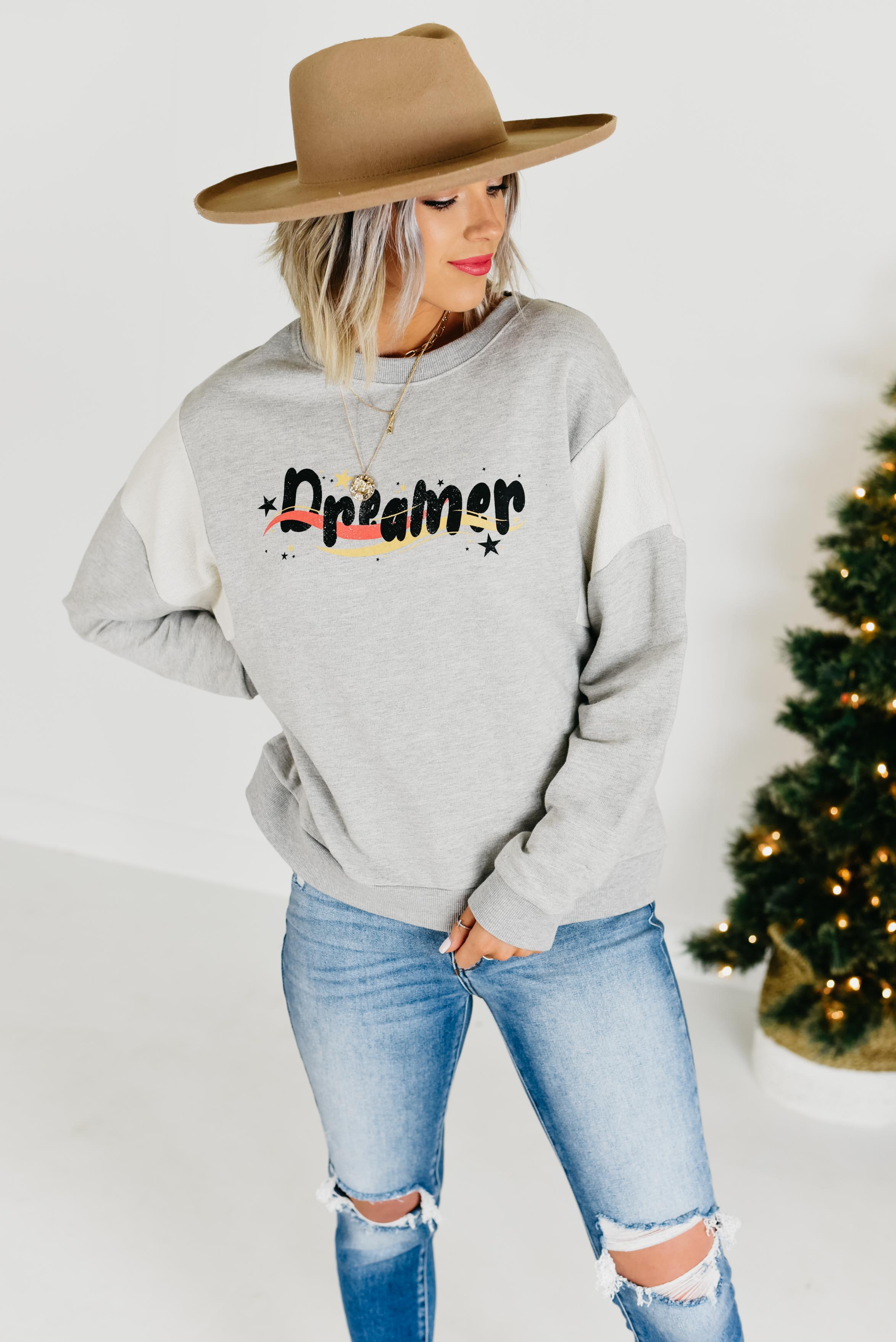 The Dreamer Sweatshirt - Heather Grey