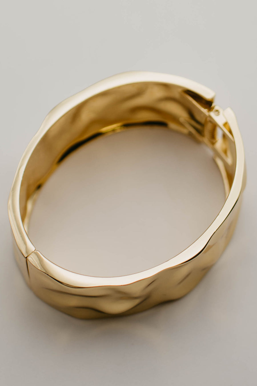 The Adelyn Hammered Cuff Bracelet