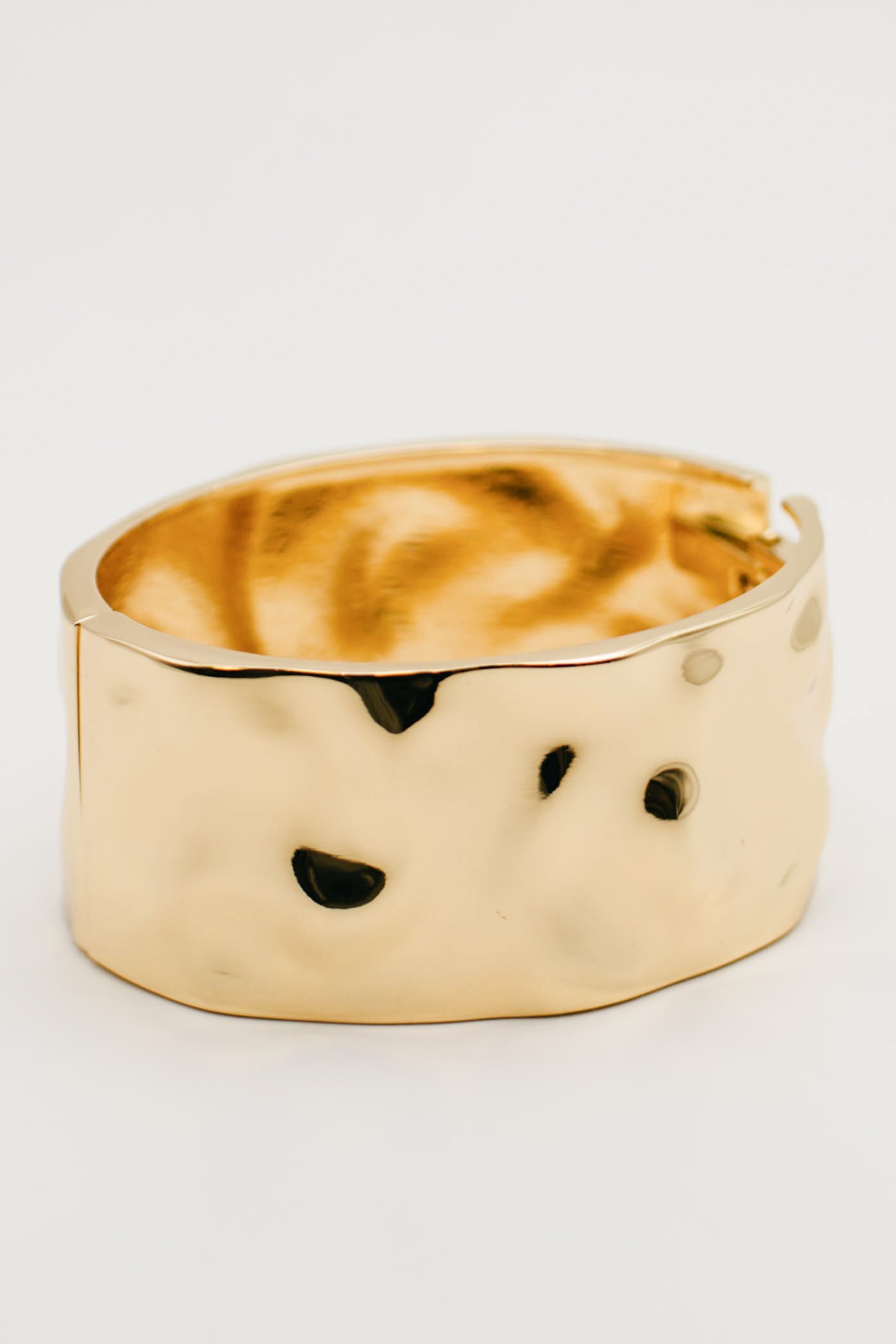 The Adelyn Hammered Cuff Bracelet