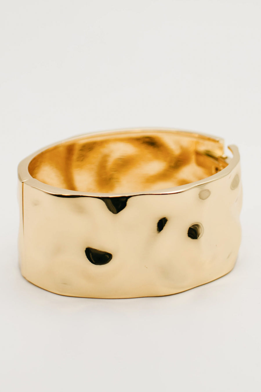 The Adelyn Hammered Cuff Bracelet