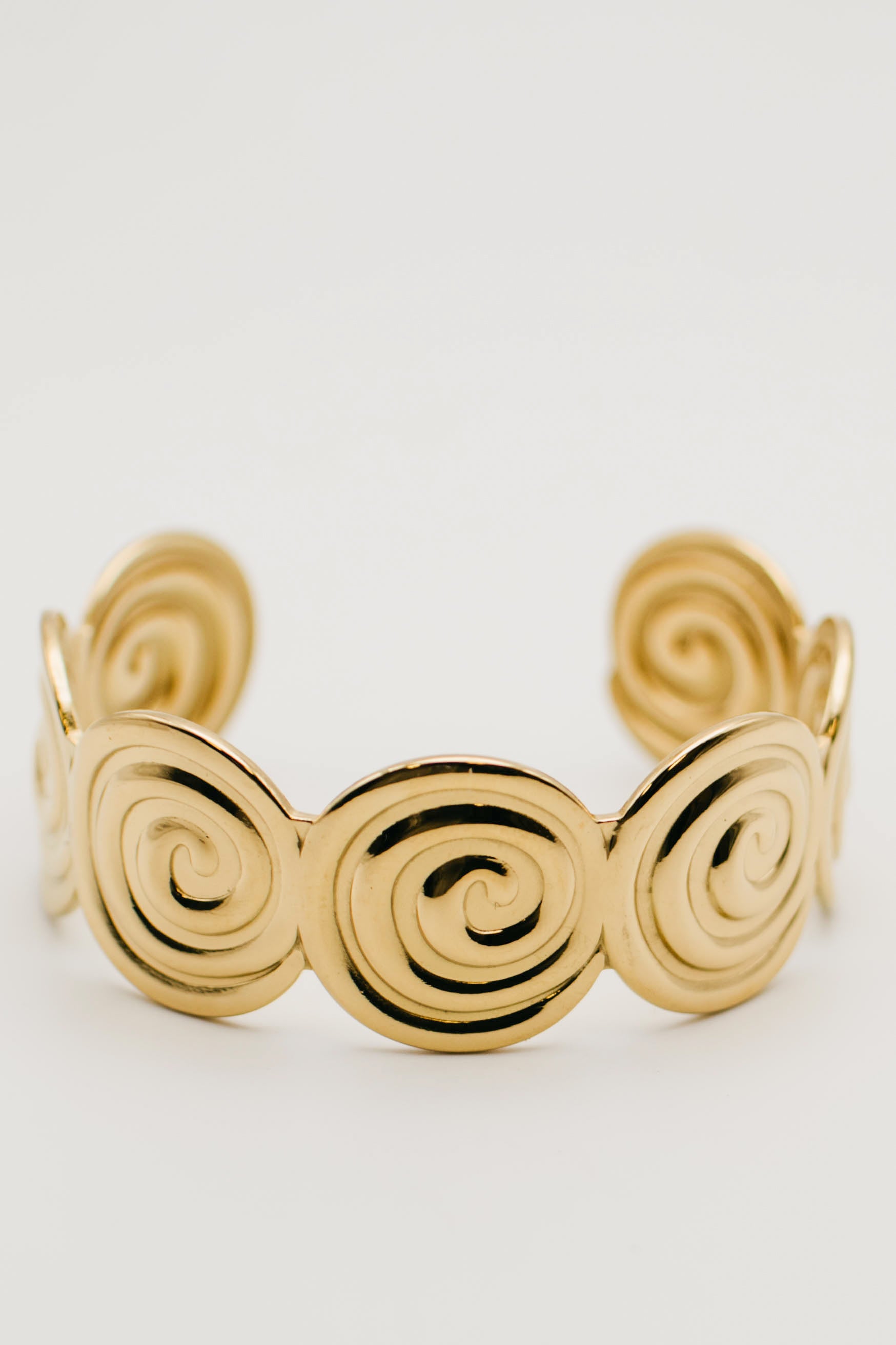 The Izabela Swirl Cuff Bracelet