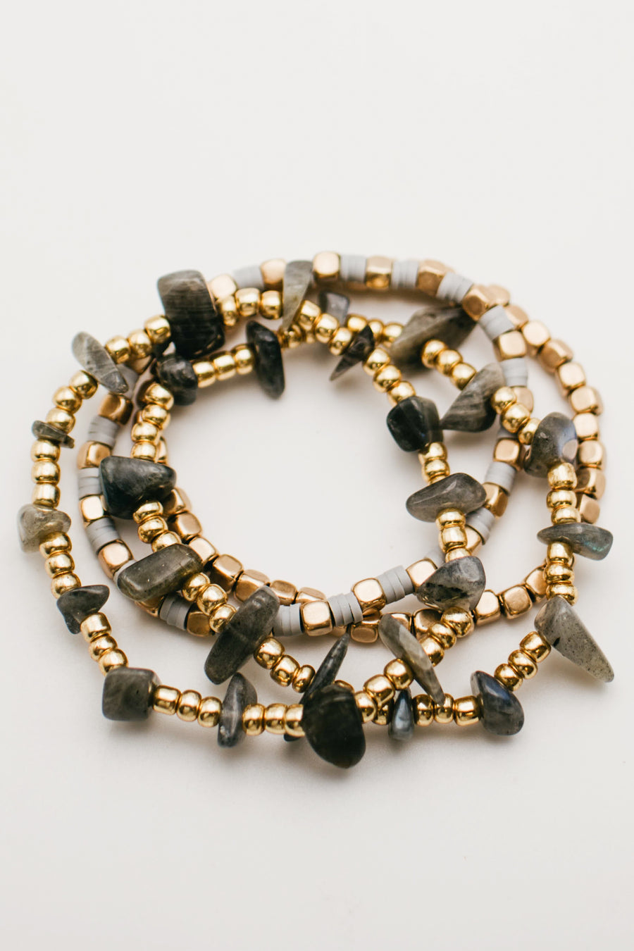 The Sadey Stone Bracelet Set