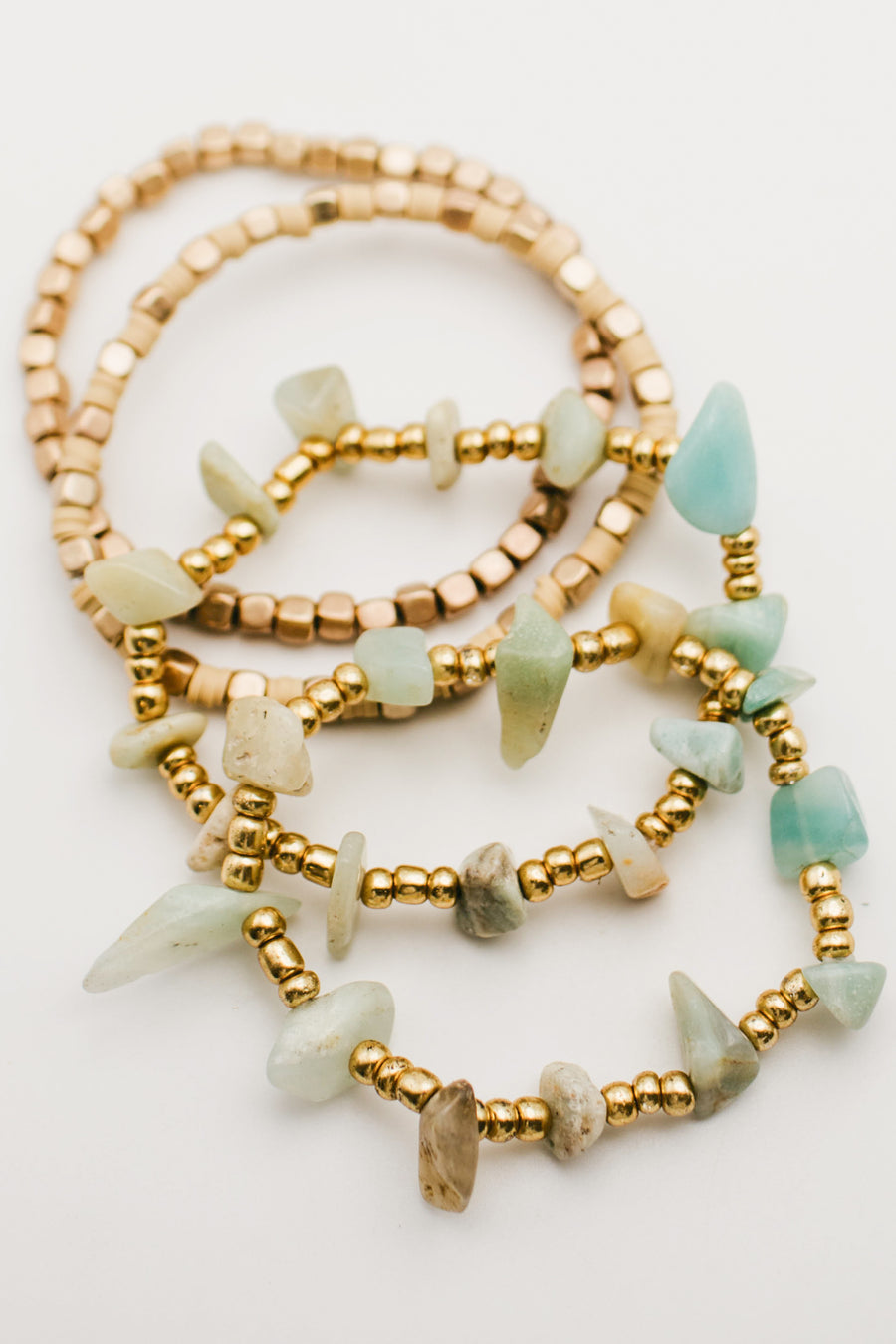 The Sadey Stone Bracelet Set