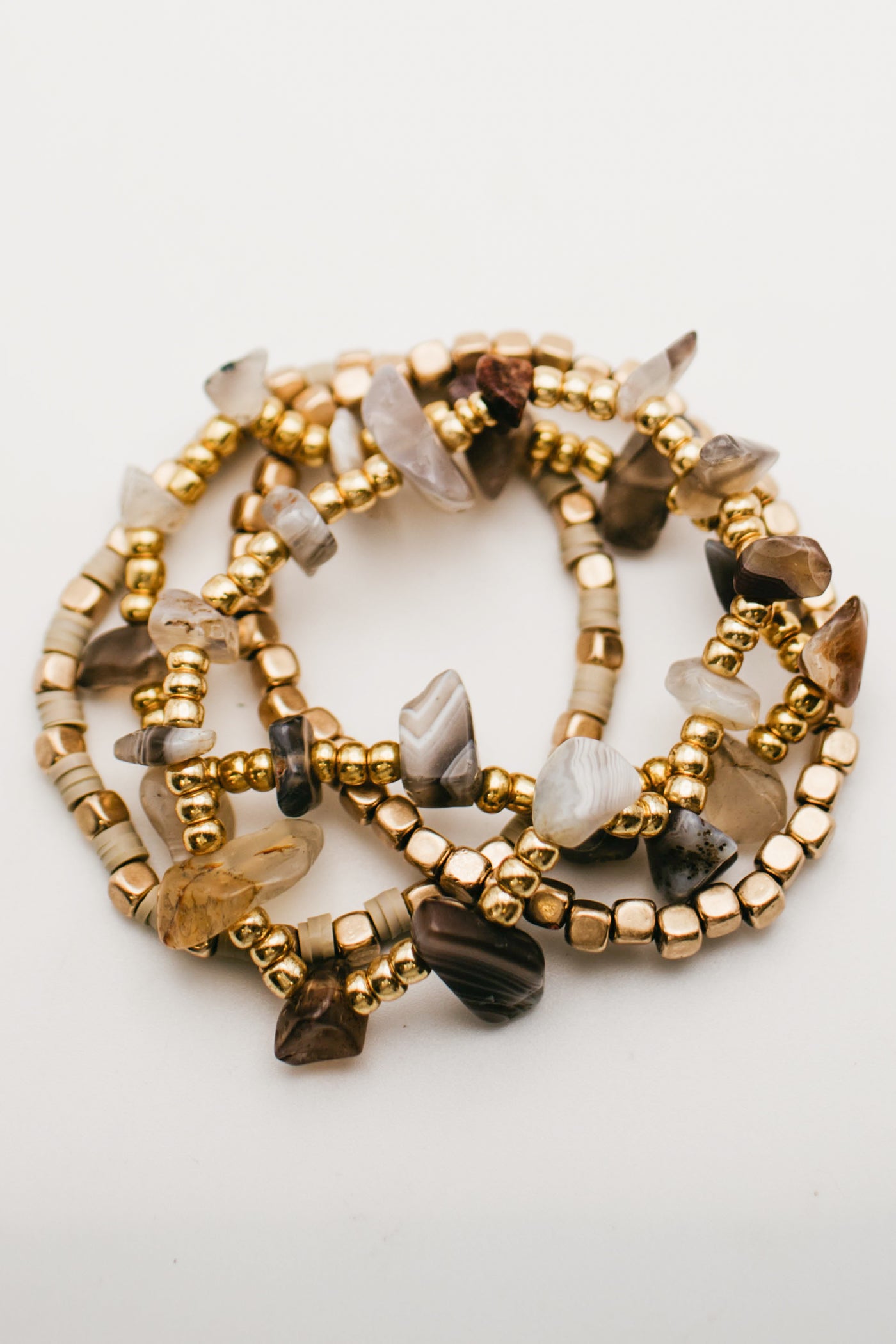 The Sadey Stone Bracelet Set
