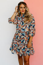 The Baylee Sheer Floral Midi Dress