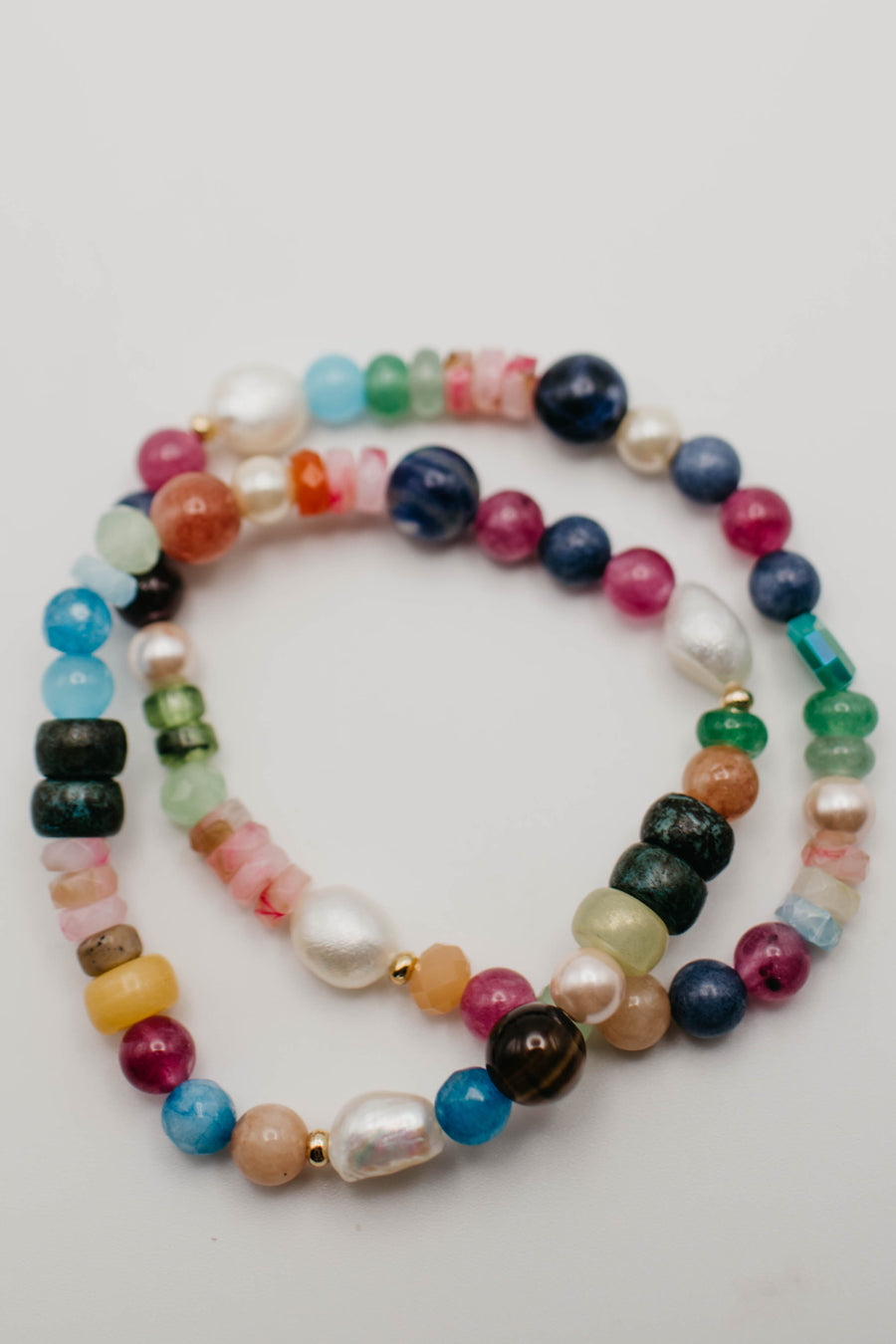 The Mina Beaded Stretch Bracelet Set