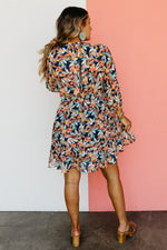 The Baylee Sheer Floral Midi Dress