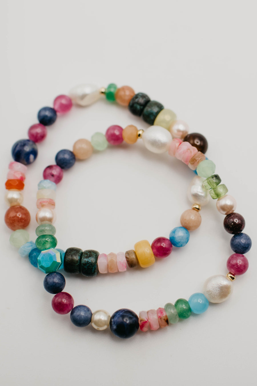 The Mina Beaded Stretch Bracelet Set